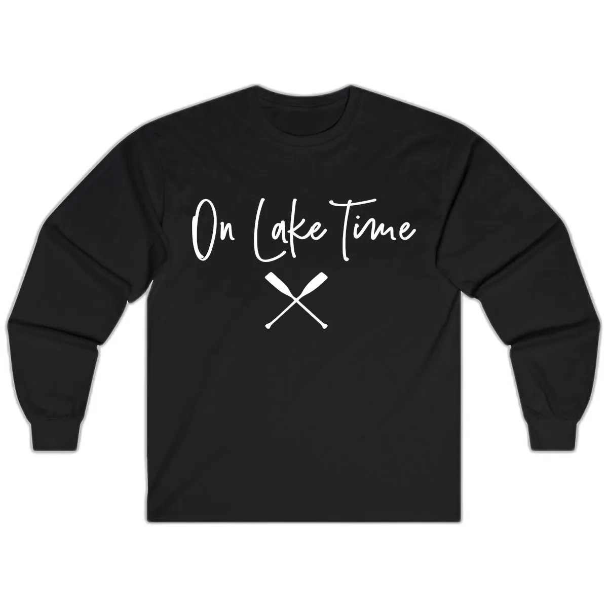On Lake Time Lakeside Oars Long Sleeve in Black