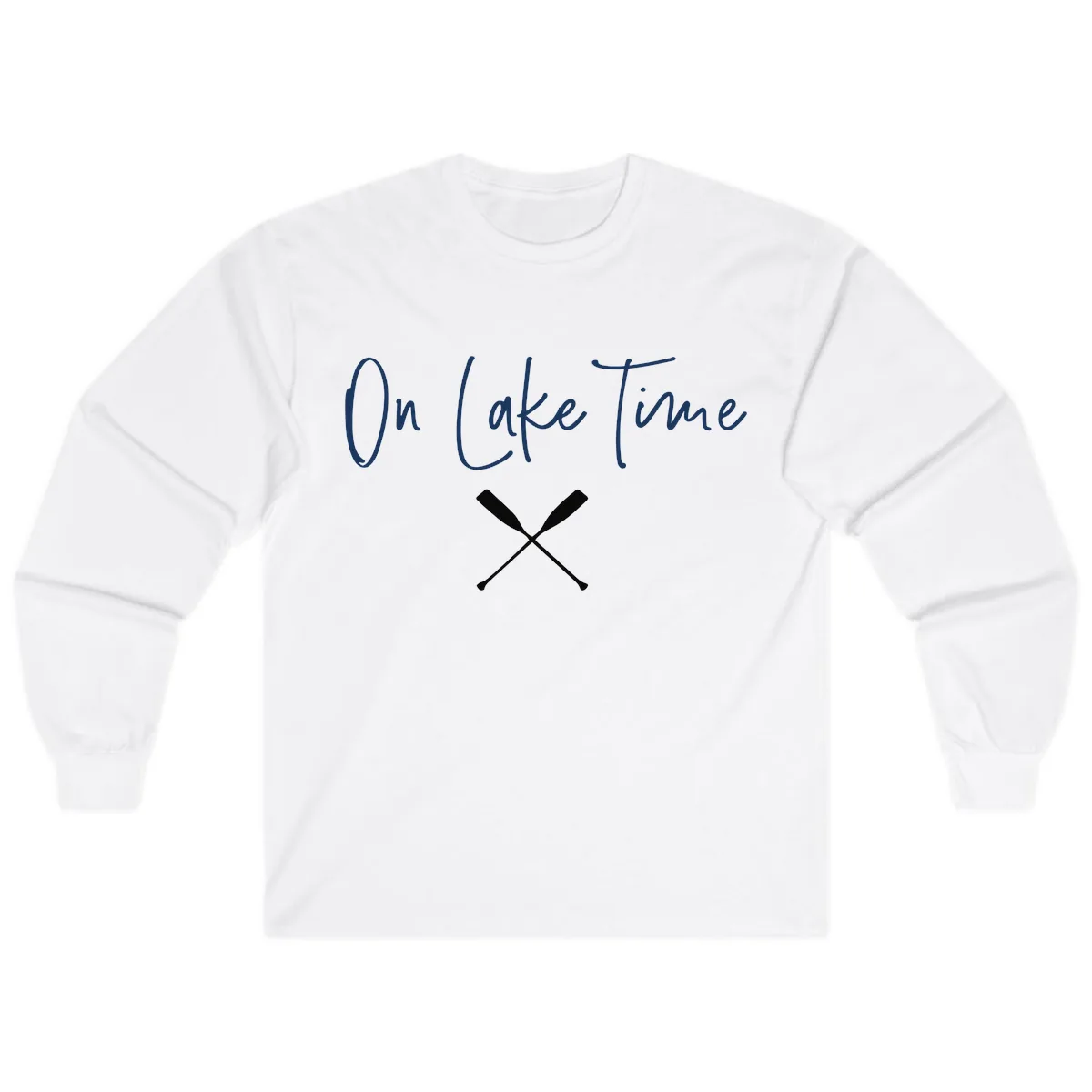 On Lake Time Lakeside Oars Long Sleeve in White