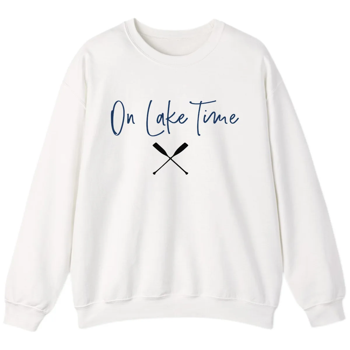 On Lake Time Lakeside Oars Sweatshirt in White