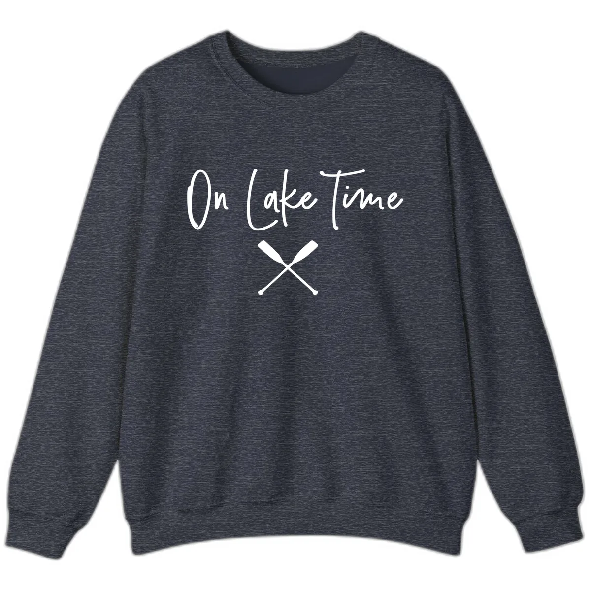 On Lake Time Lakeside Oars Sweatshirt in Heather Sport Dark Navy