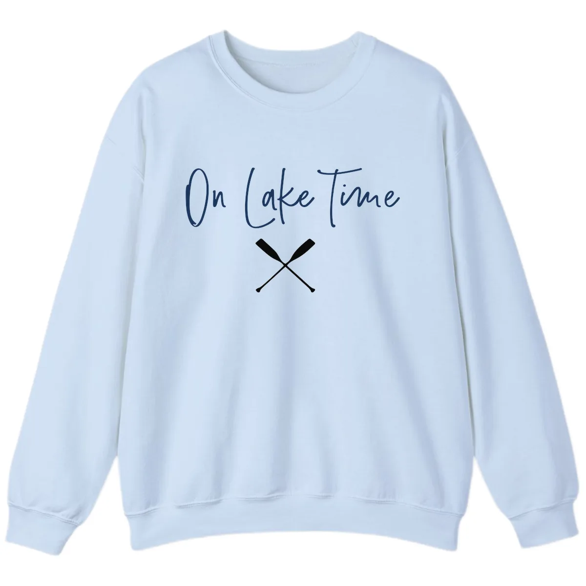 On Lake Time Lakeside Oars Sweatshirt in Light Blue