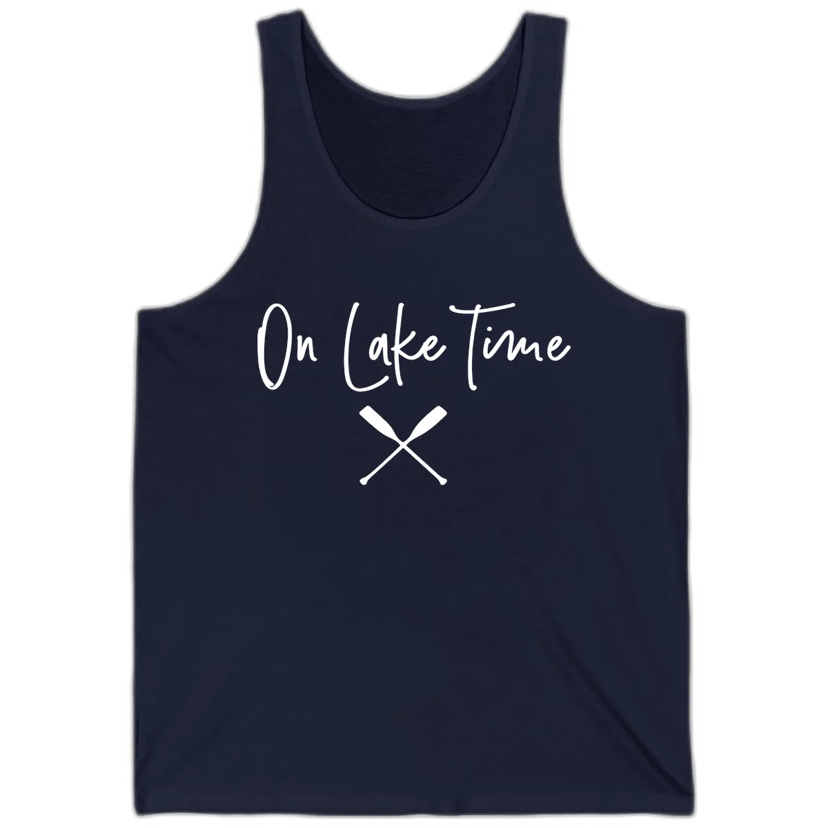 On Lake Time Lakeside Oars Tank in Navy