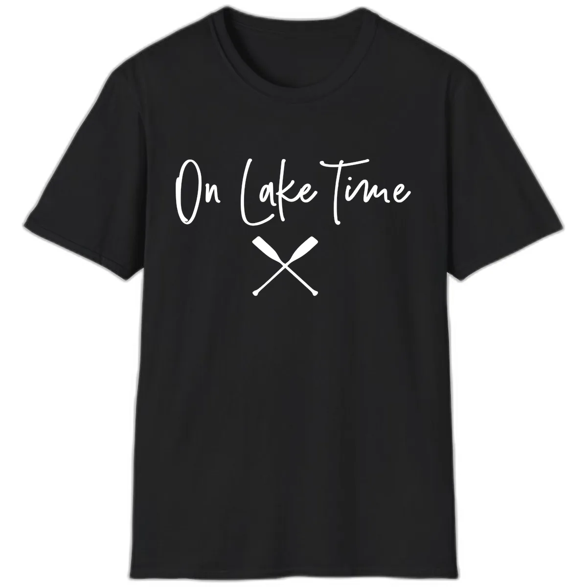 On Lake Time Lakeside Oars T-Shirt in Black