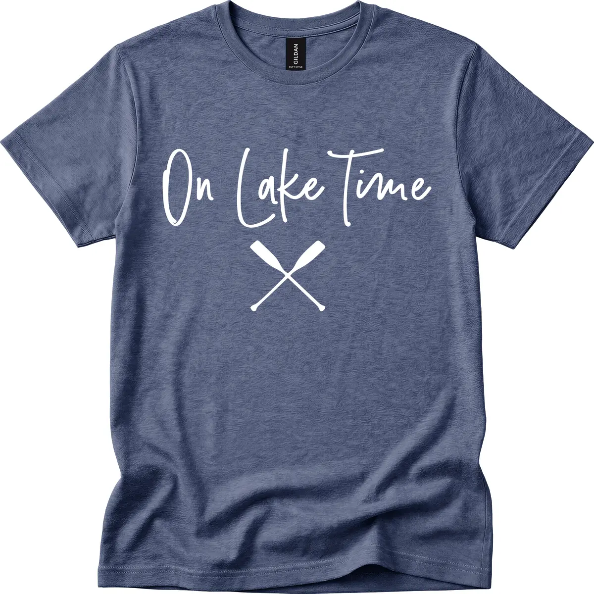 On Lake Time Lakeside Oars T-Shirt in Heather Navy