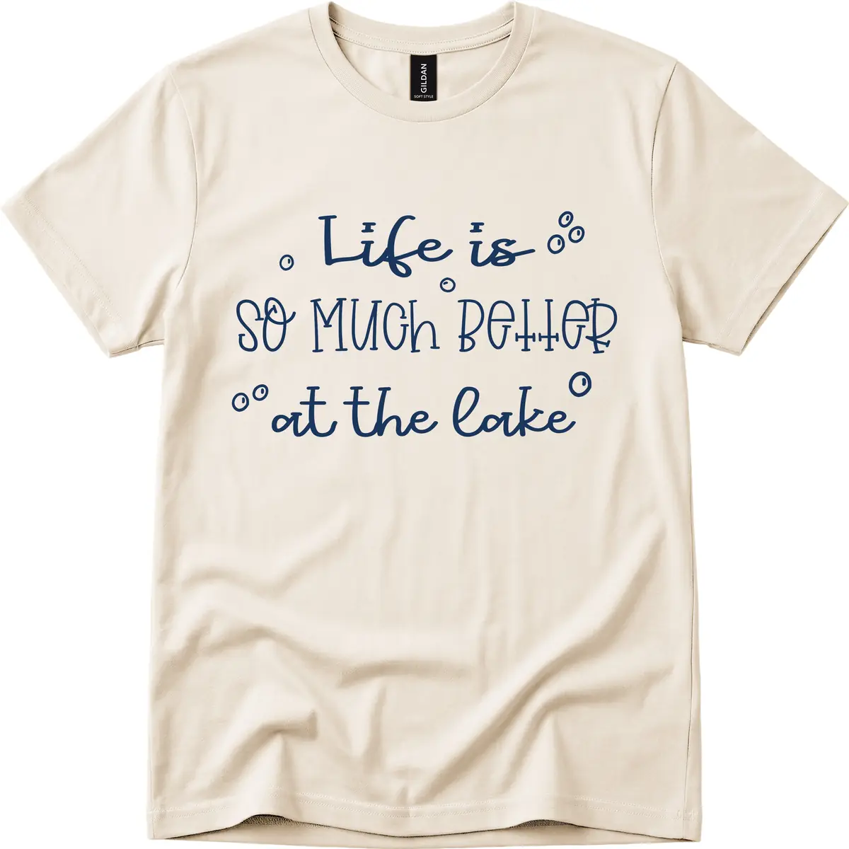 Life Is So Much Better At The Lake T-Shirt in Natural
