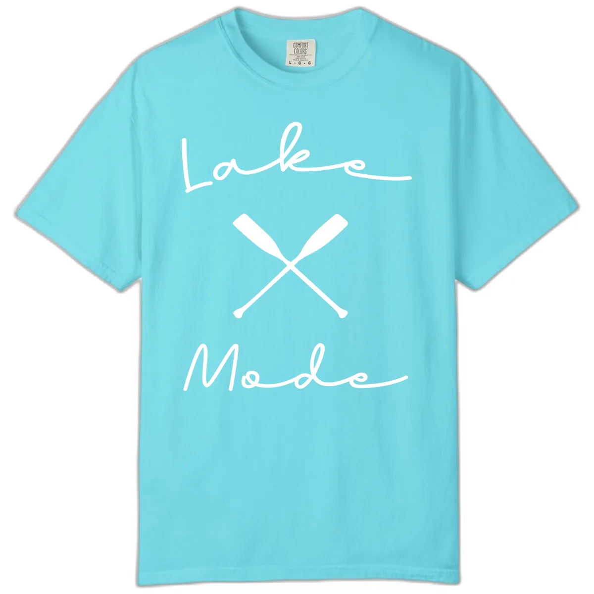 Lake Mode Oar Design Comfort Color in Lagoon Blue