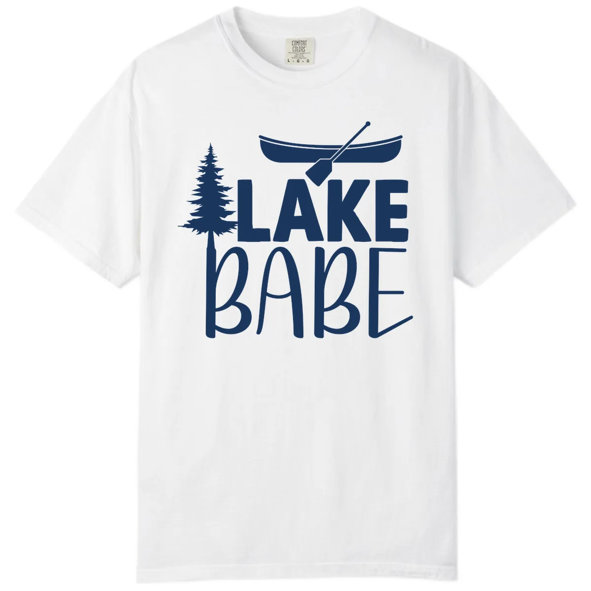 Lake Babe Lake Life Apparel Comfort Color in White