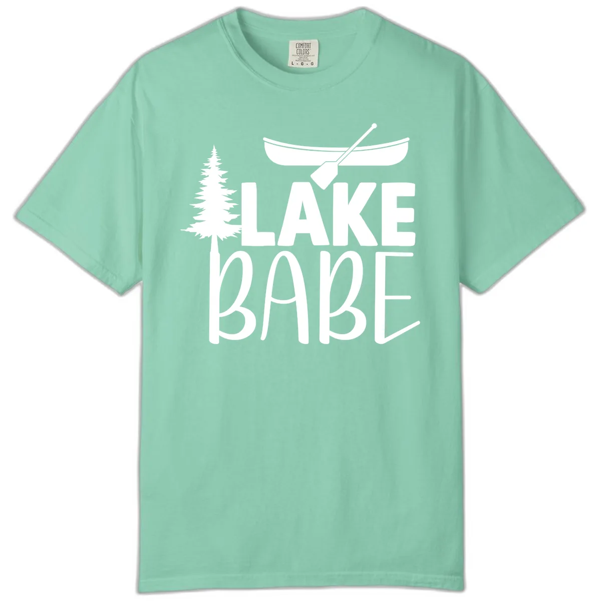 Lake Babe Lake Life Apparel Comfort Color in Island Reef