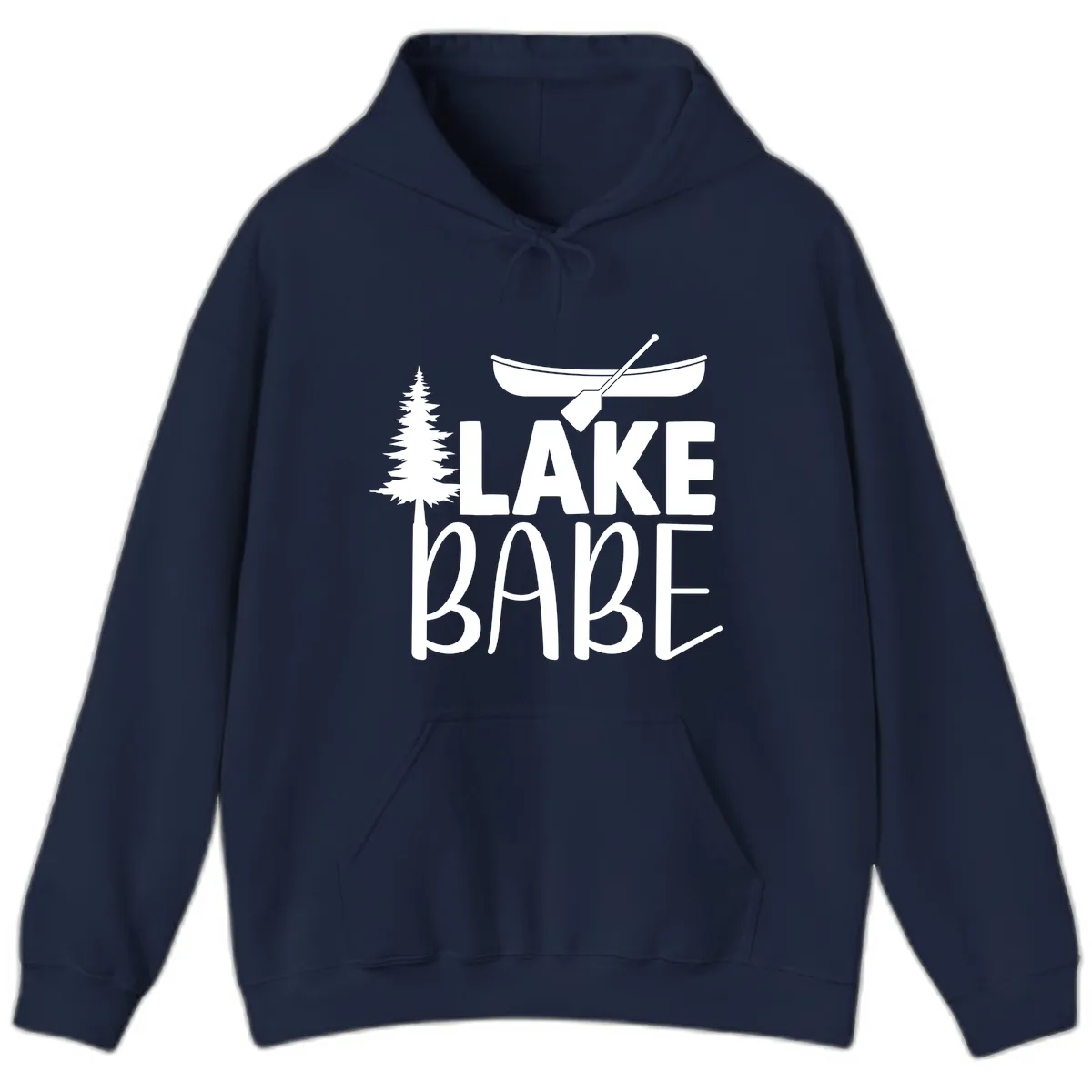 Lake Babe Lake Life Apparel Hoodie in Navy
