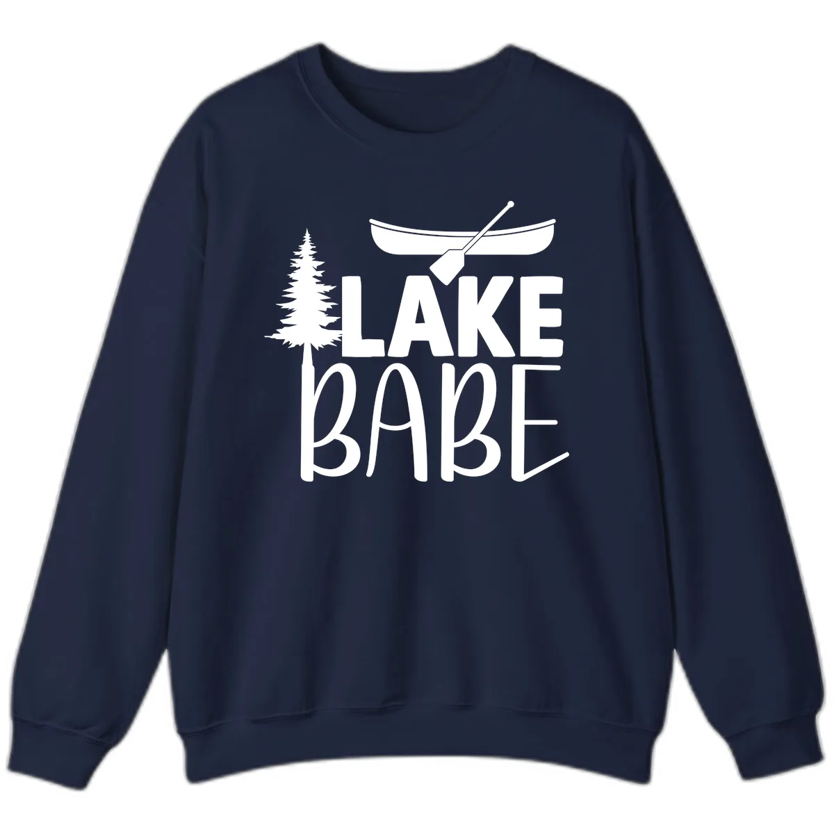 Lake Babe Lake Life Apparel Sweatshirt in Navy