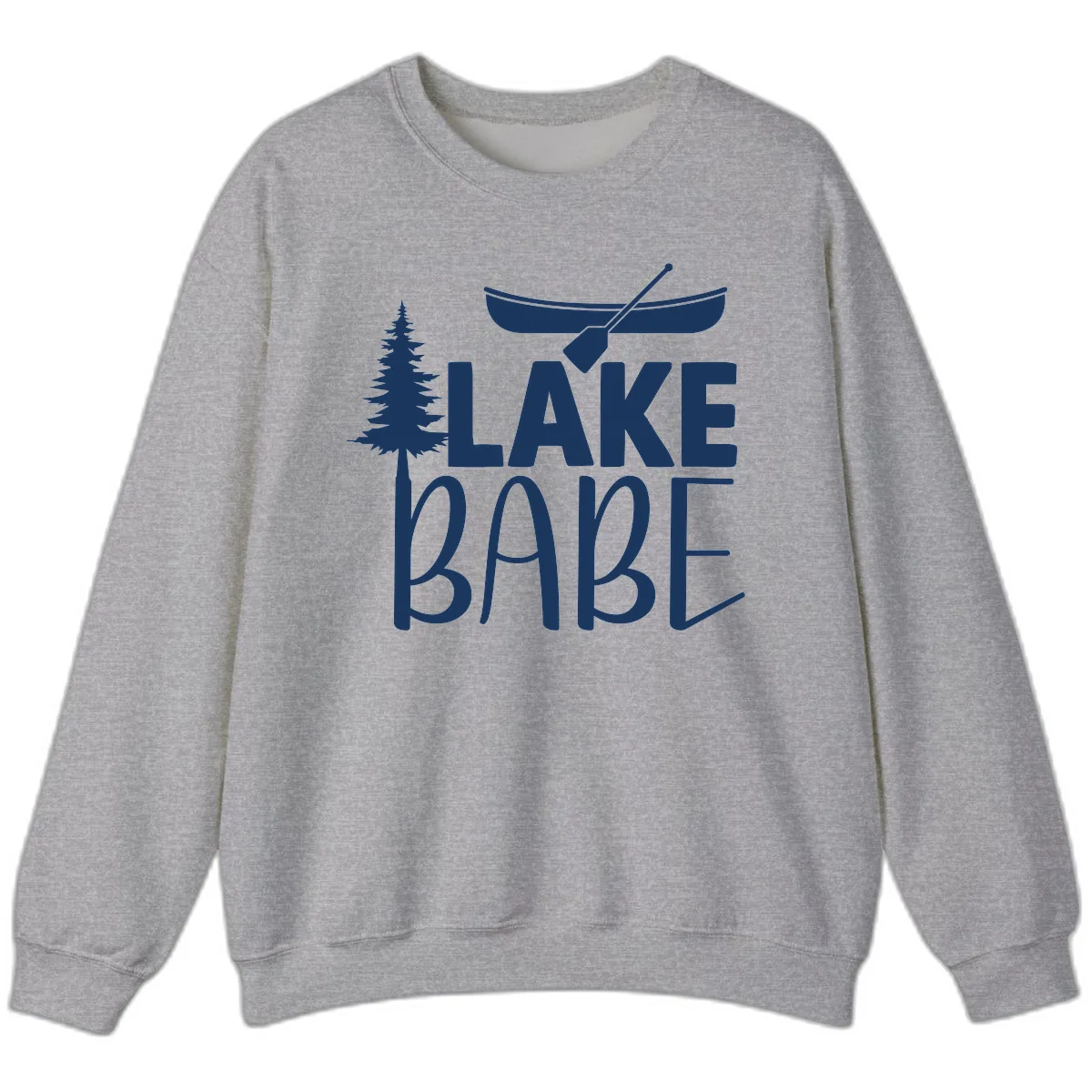 Lake Babe Lake Life Apparel Sweatshirt in Sport Grey
