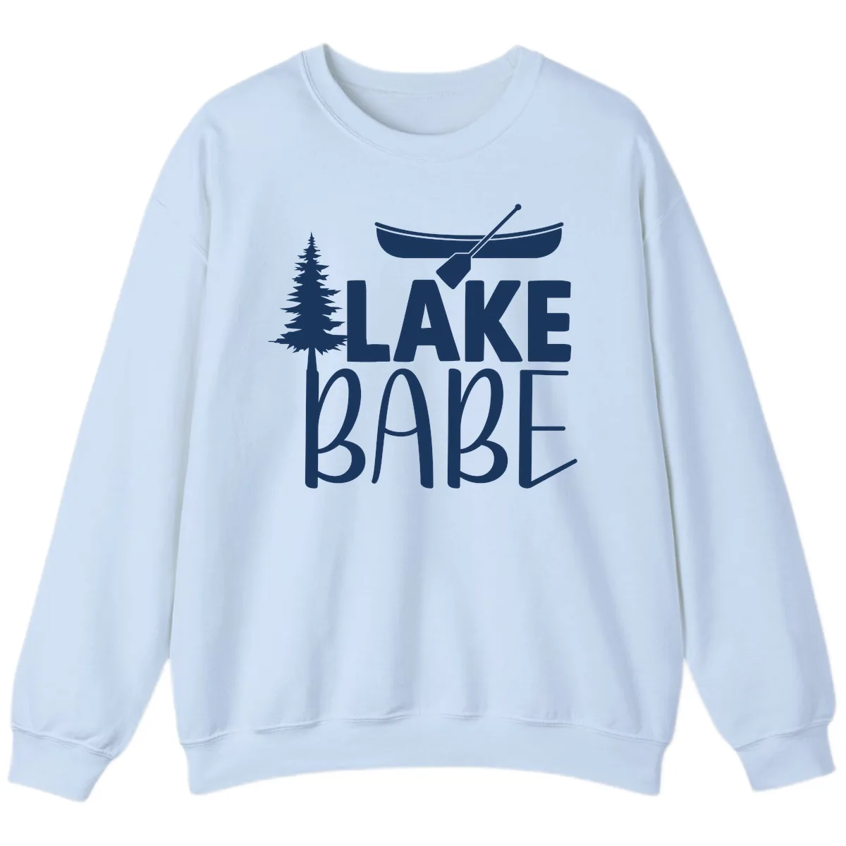 Lake Babe Lake Life Apparel Sweatshirt in Light Blue