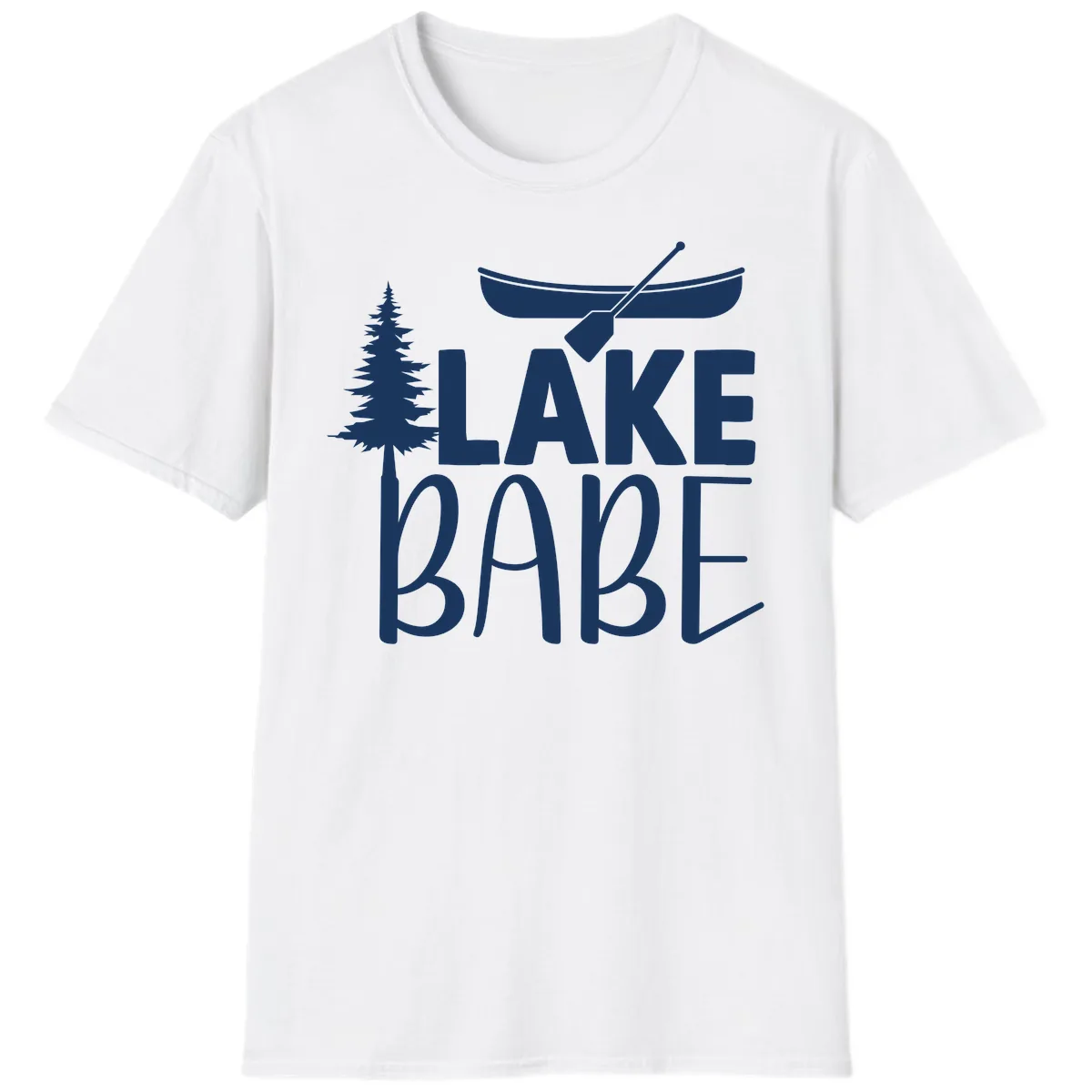 Lake Babe Lake Life Apparel T-Shirt in White