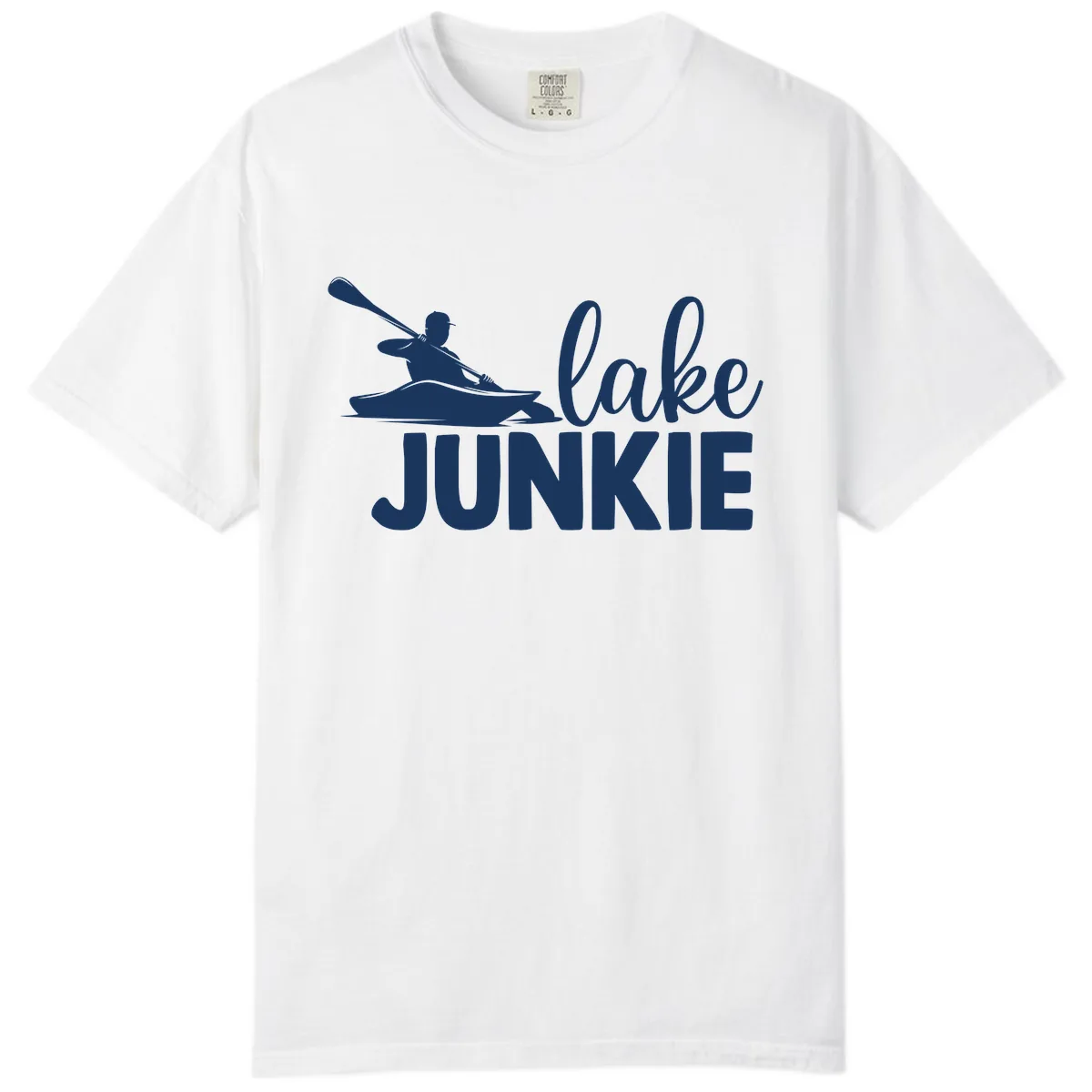 Lake Junkie Kayak Design Comfort Color in White