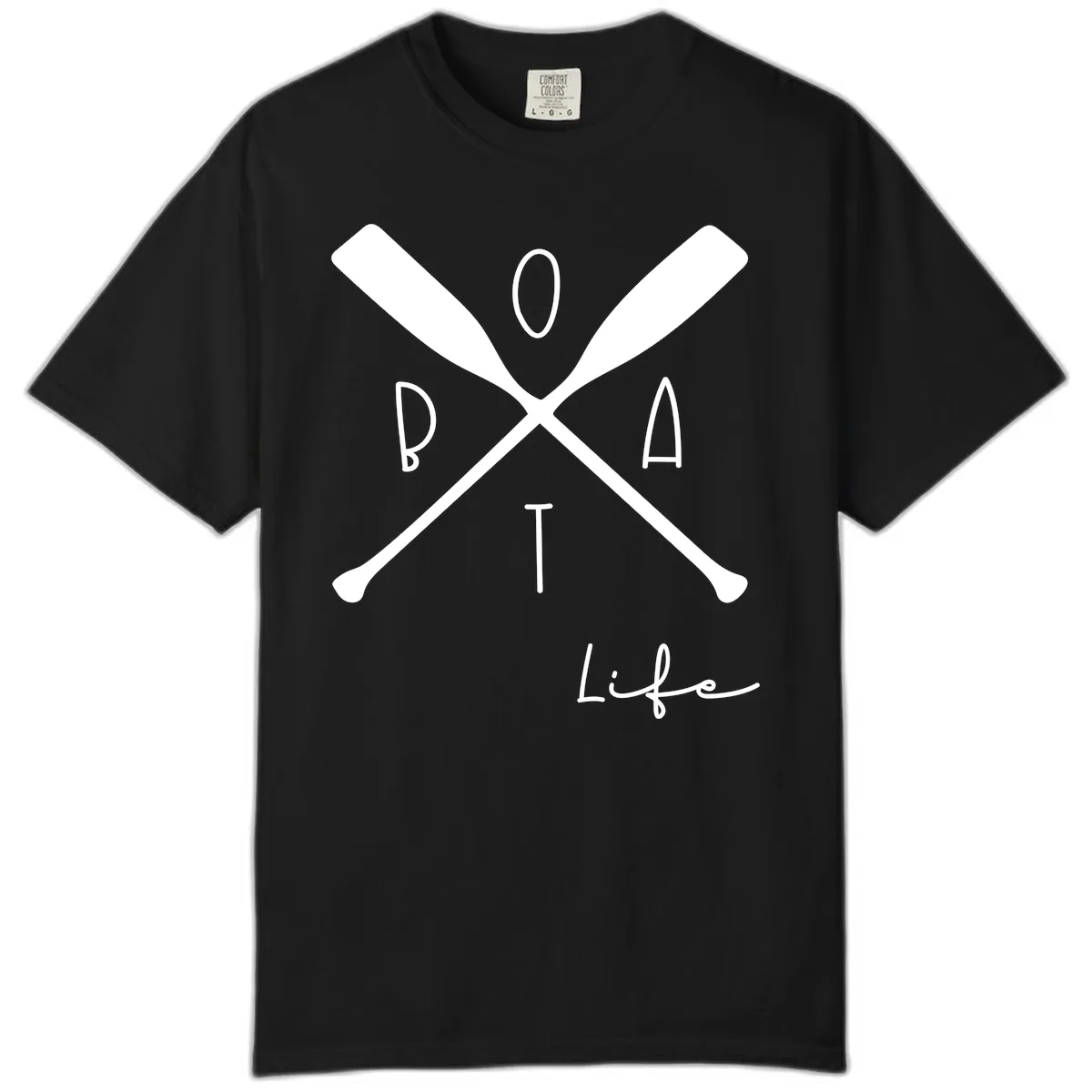 Oar Crossed Boat Life Design Comfort Color in Black
