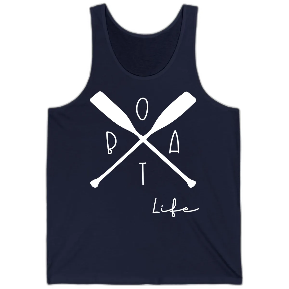 Oar Crossed Boat Life Design Tank in Navy
