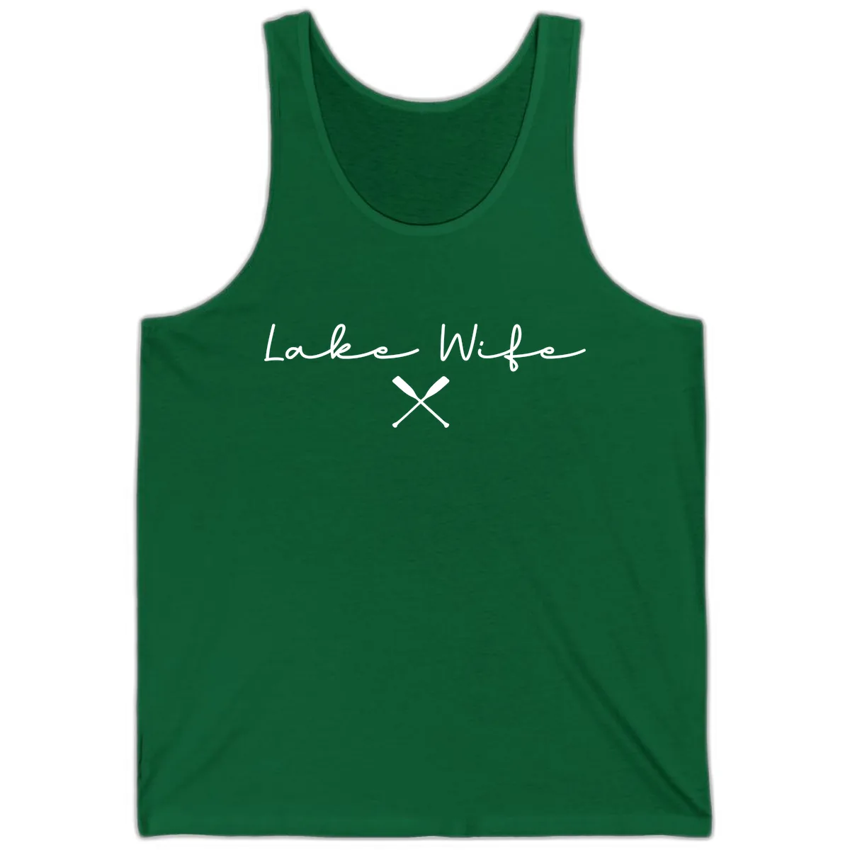 Lake Wife Nautical Design Tank in Kelly