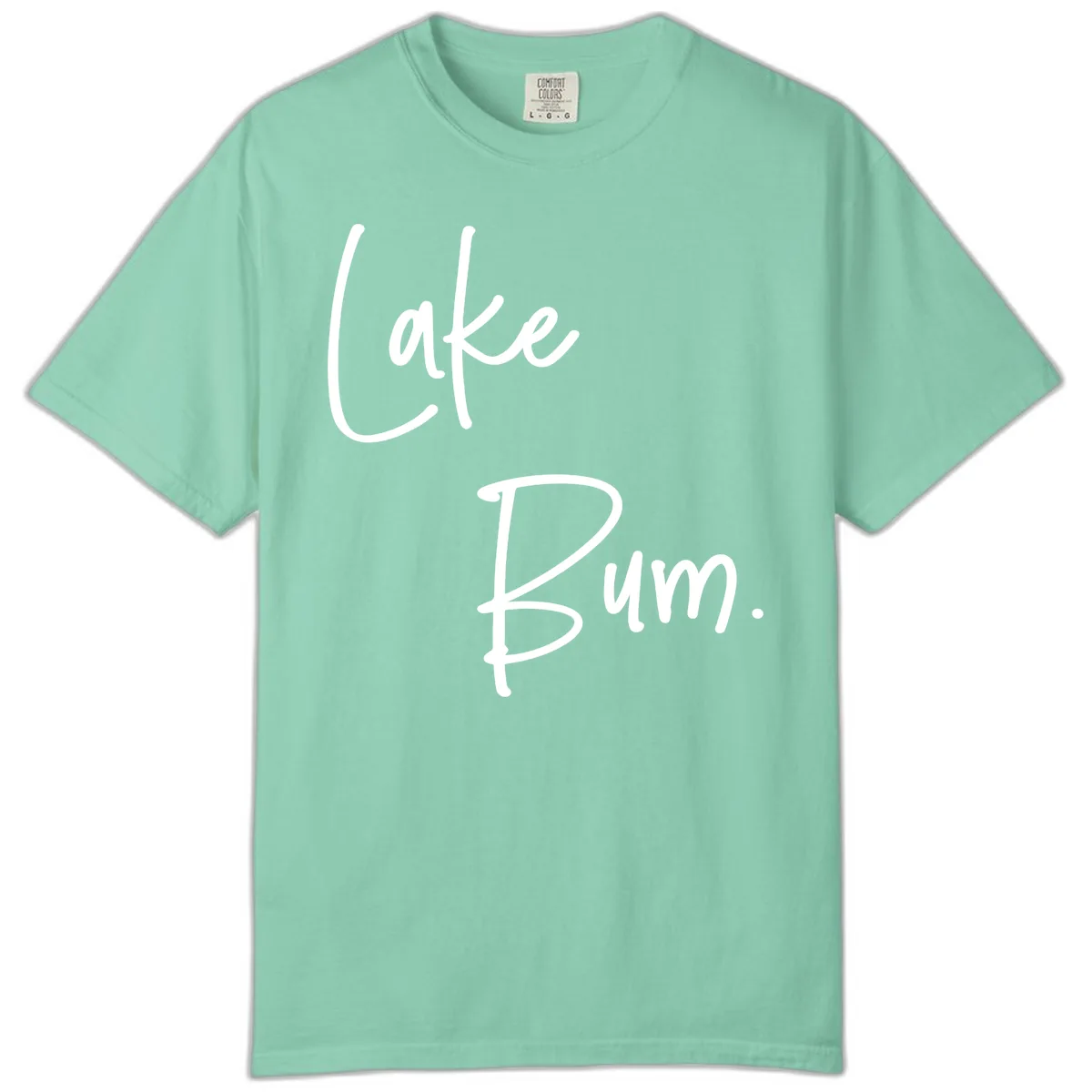 Lake Bum Script Design Comfort Color in Island Reef