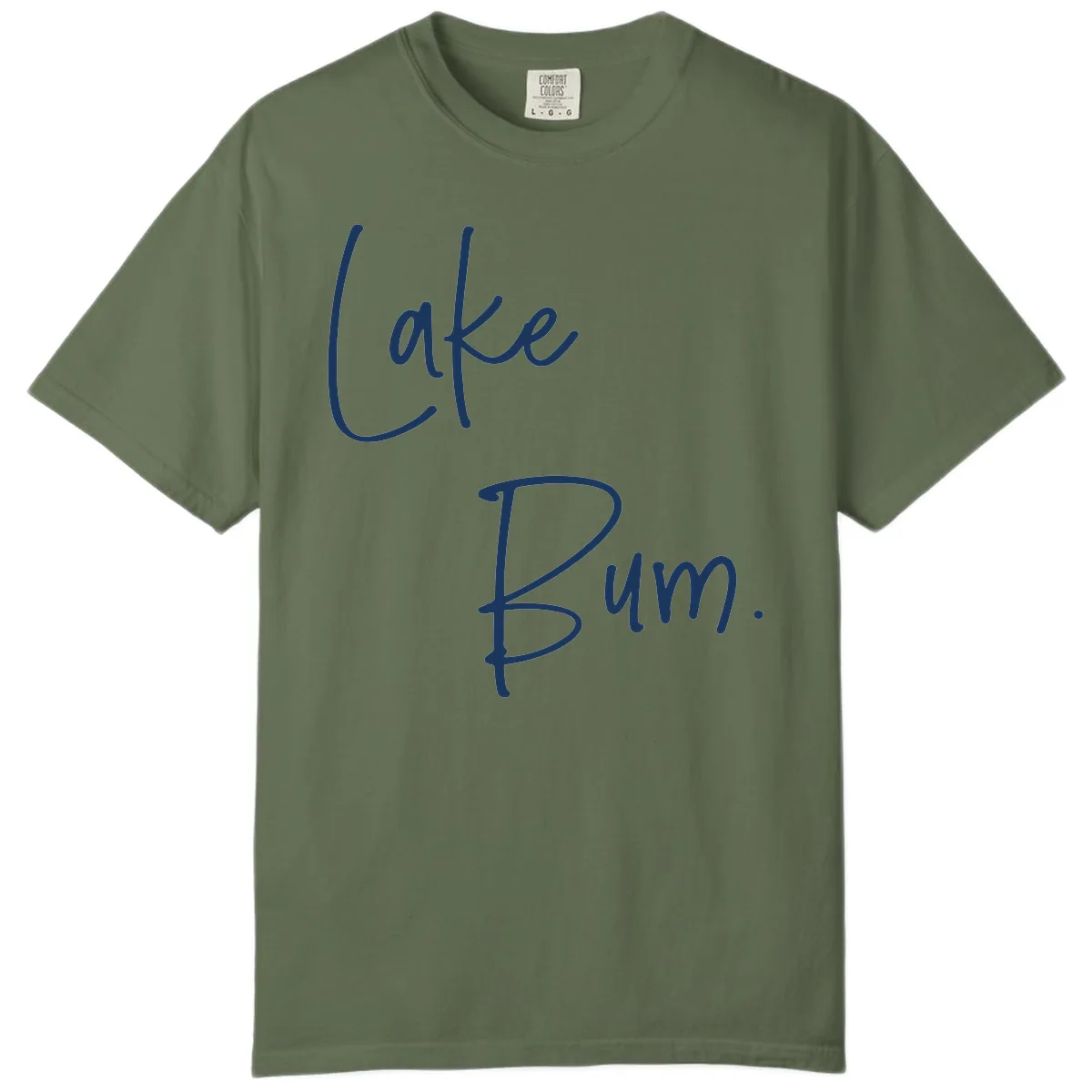 Lake Bum Script Design Comfort Color in Sage