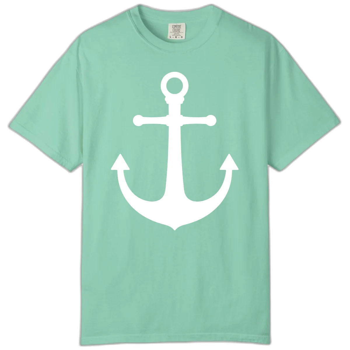 Lake Life Anchor Design Comfort Color in Island Reef