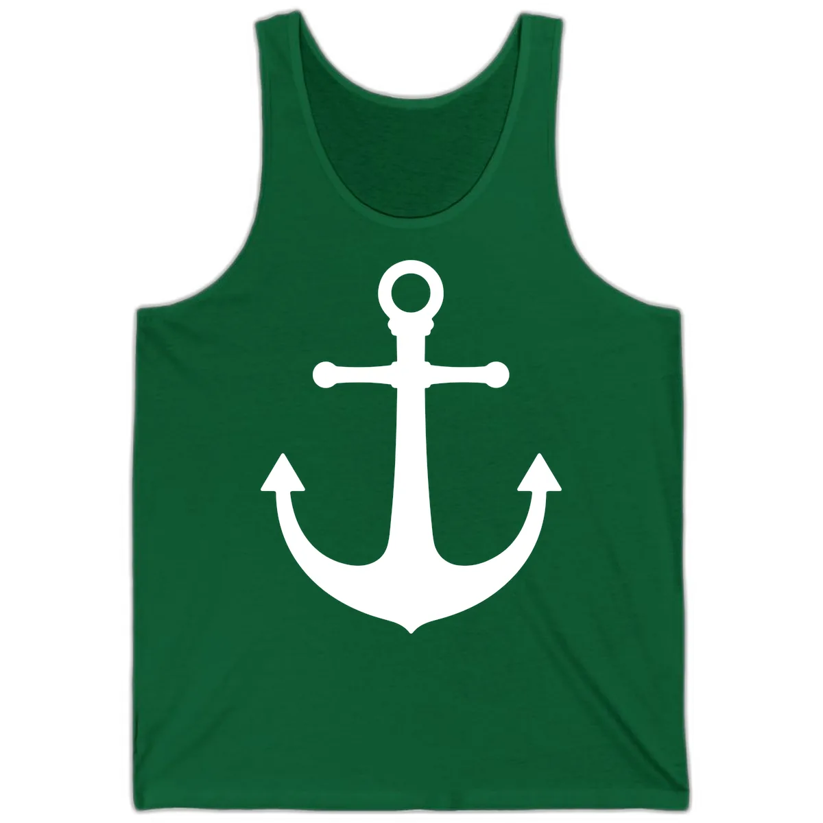 Lake Life Anchor Design Tank in Kelly