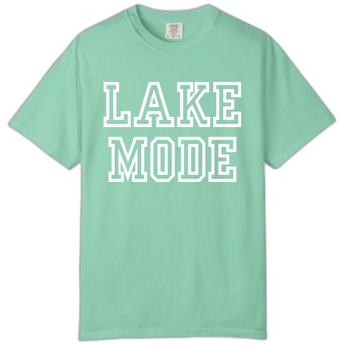 Lake Mode Typography Design Comfort Color in Island Reef