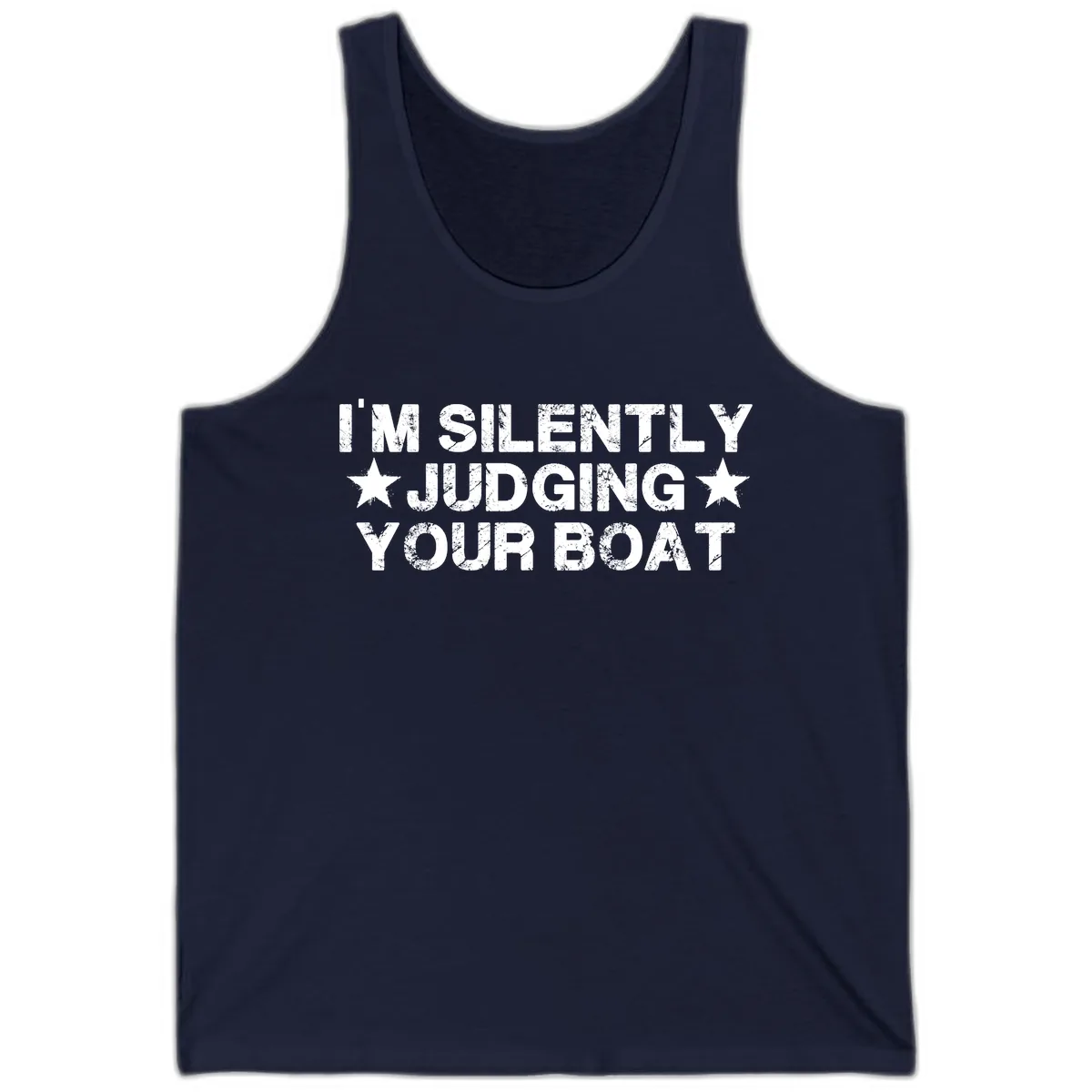 I'm Silently Judging Your Boat Tank in Navy