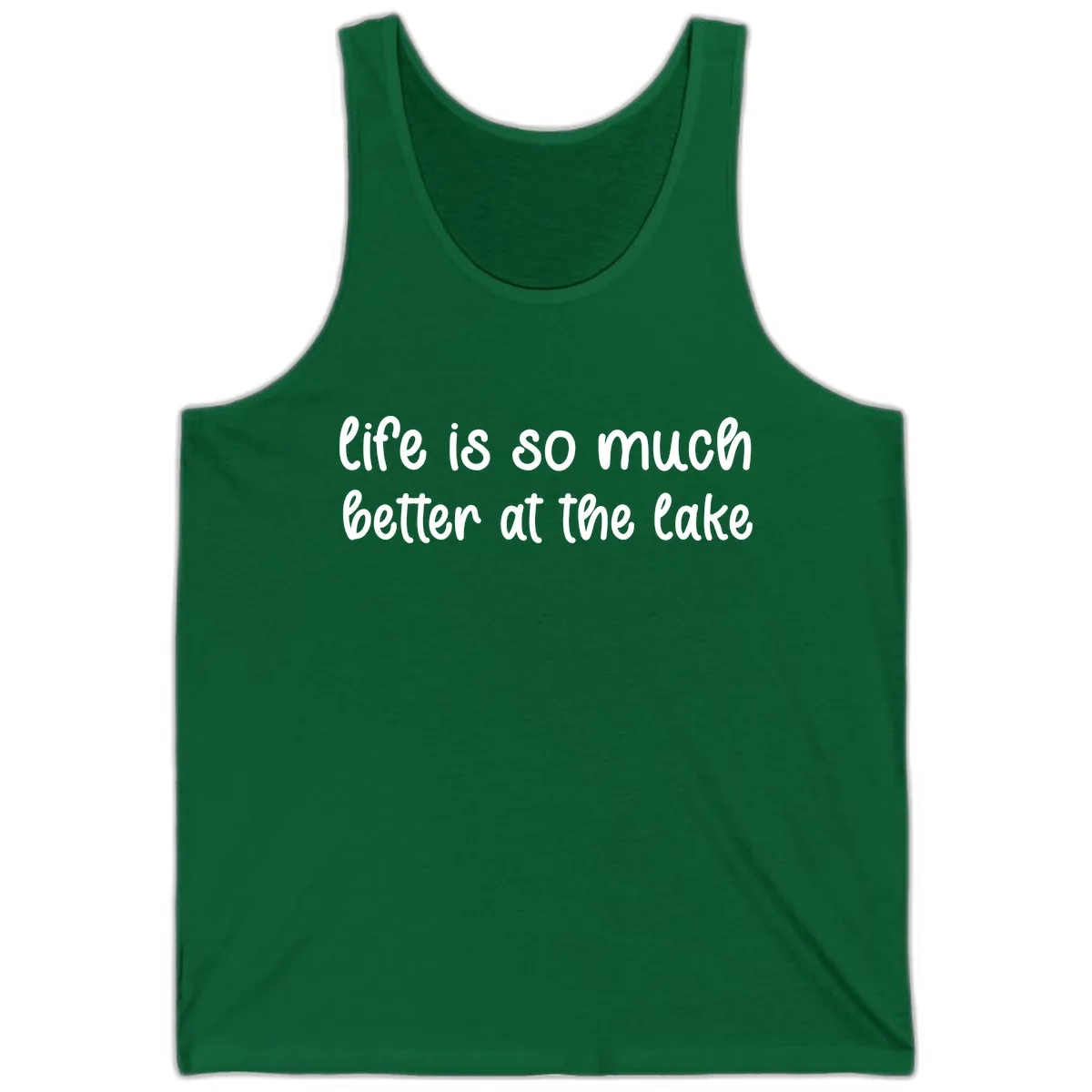 Life Is Better At The Lake Design Tank in Kelly