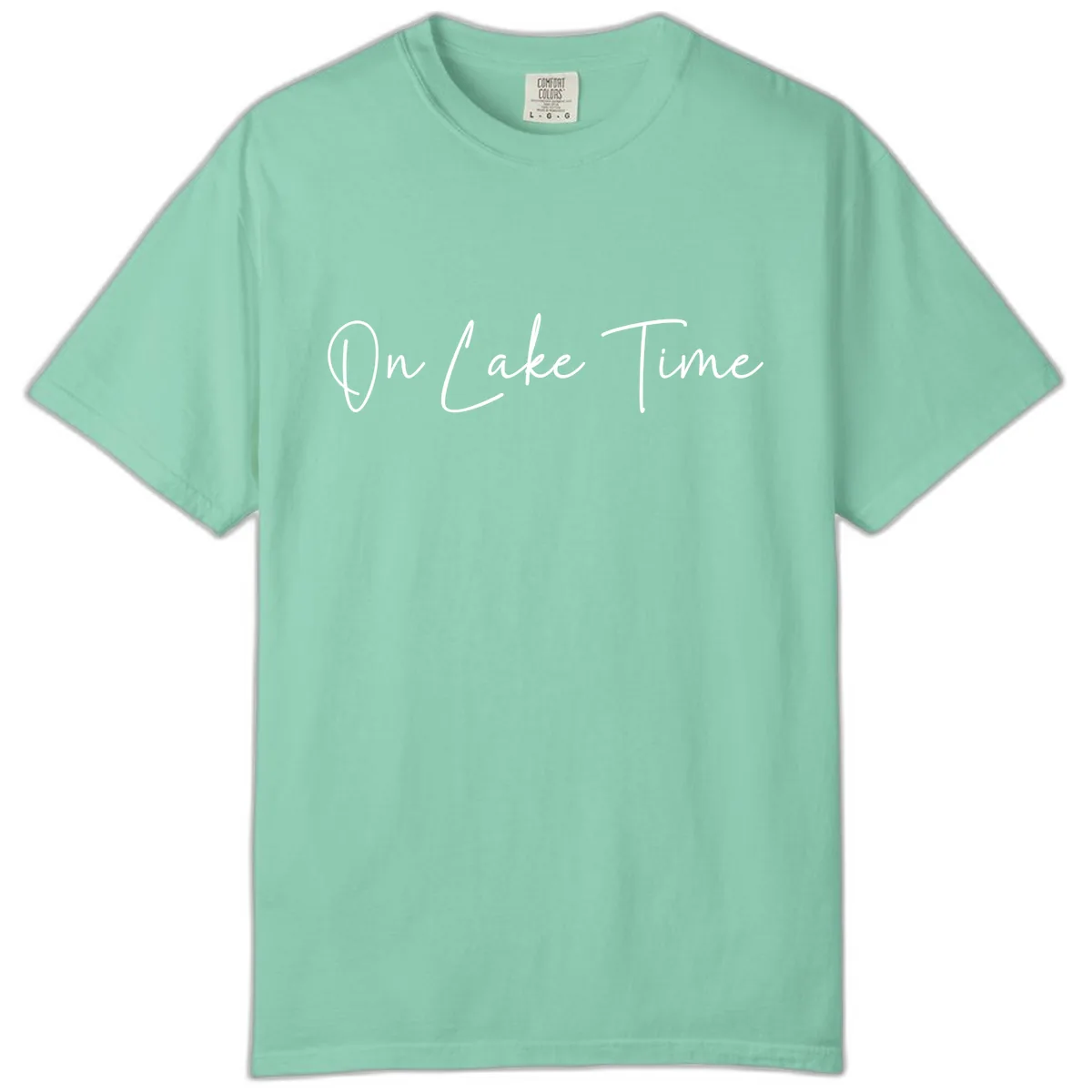 On Lake Time Script Design Comfort Color in Island Reef