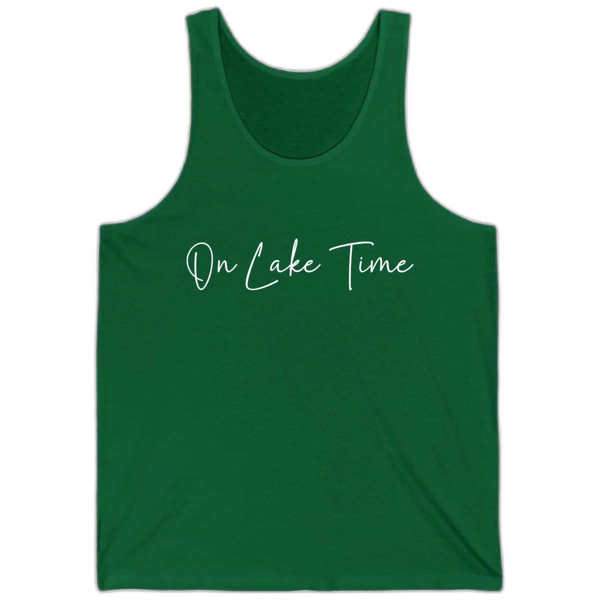 On Lake Time Script Design Tank in Kelly