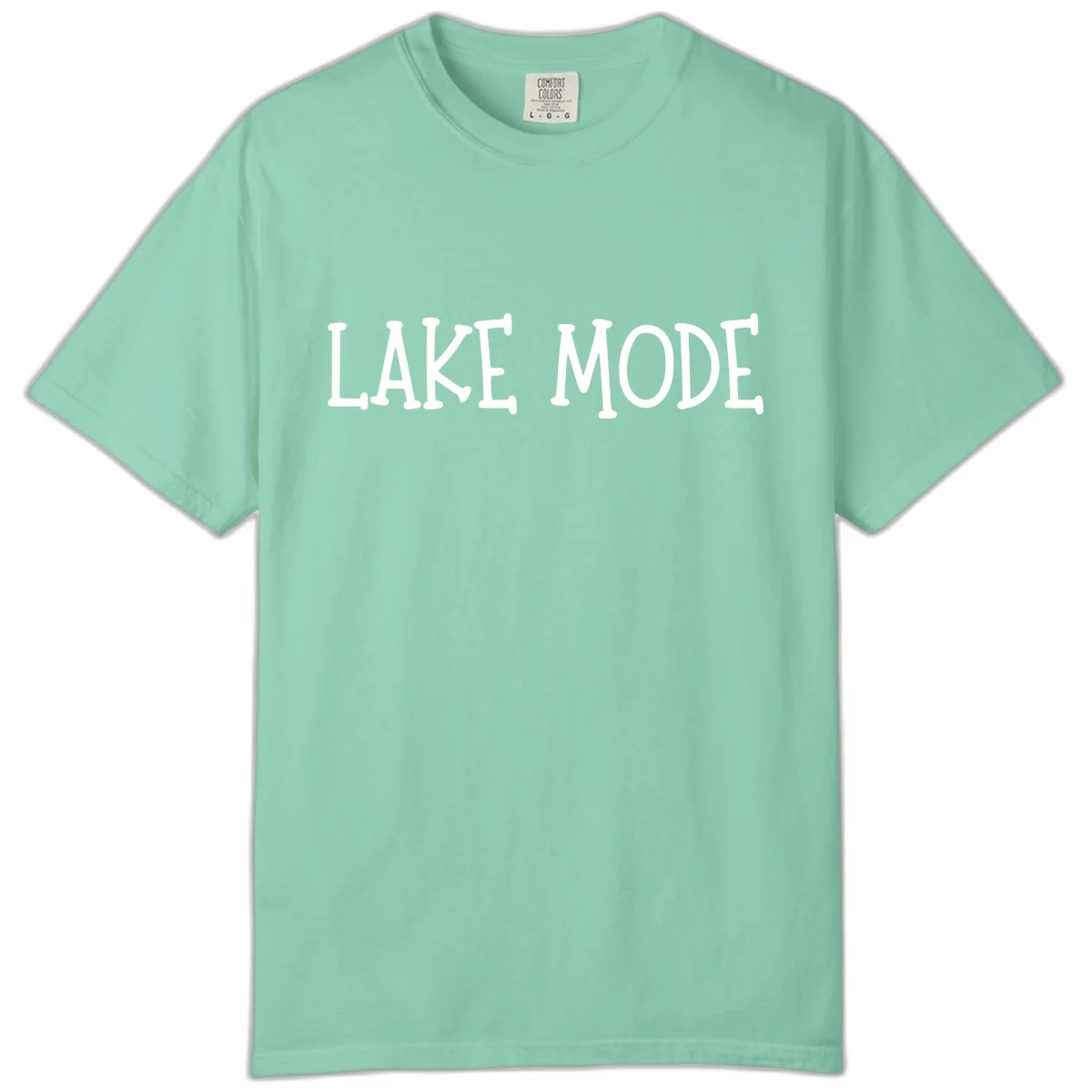 Lake Mode Typography Design Comfort Color in Island Reef