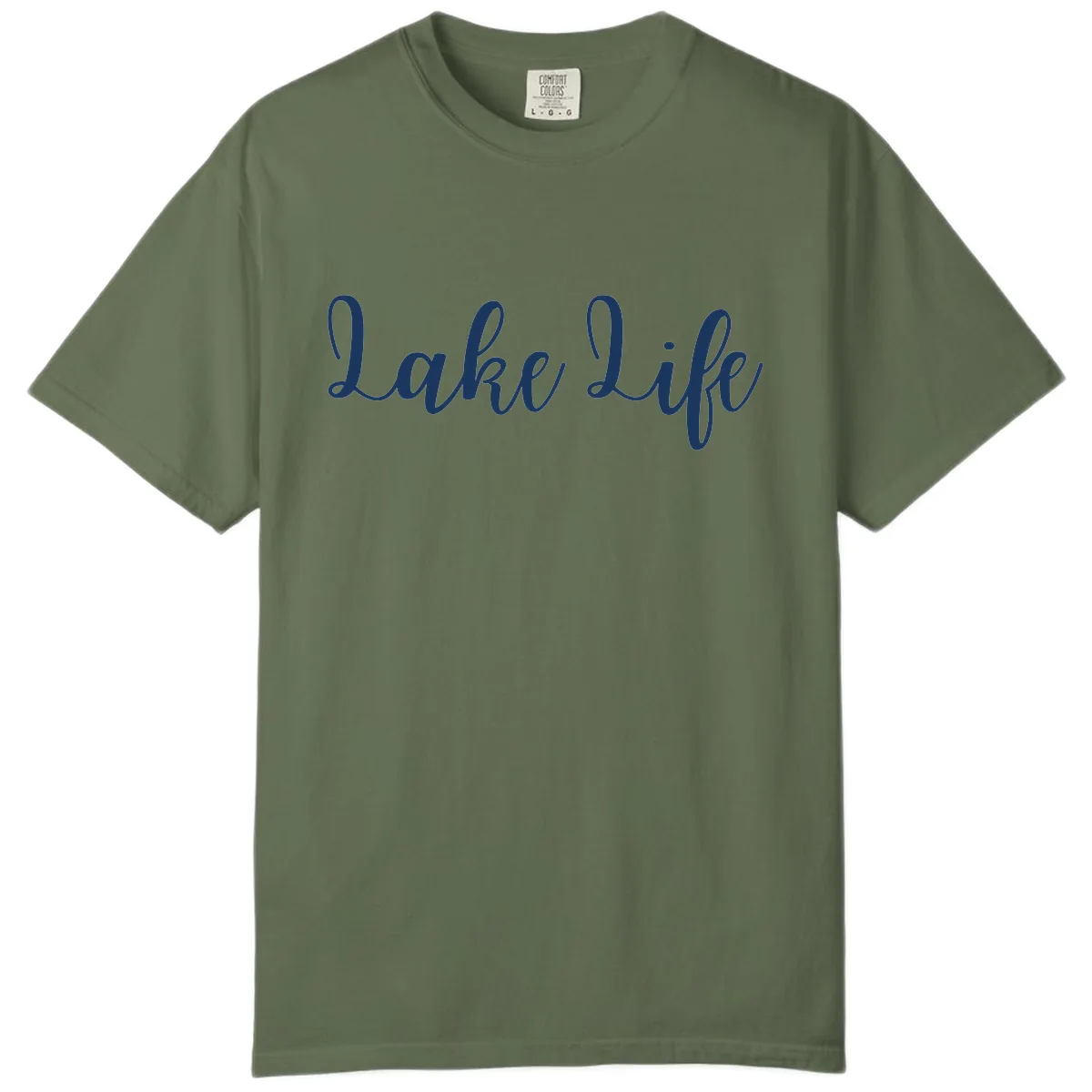 Lake Life Script Design Comfort Color in Sage