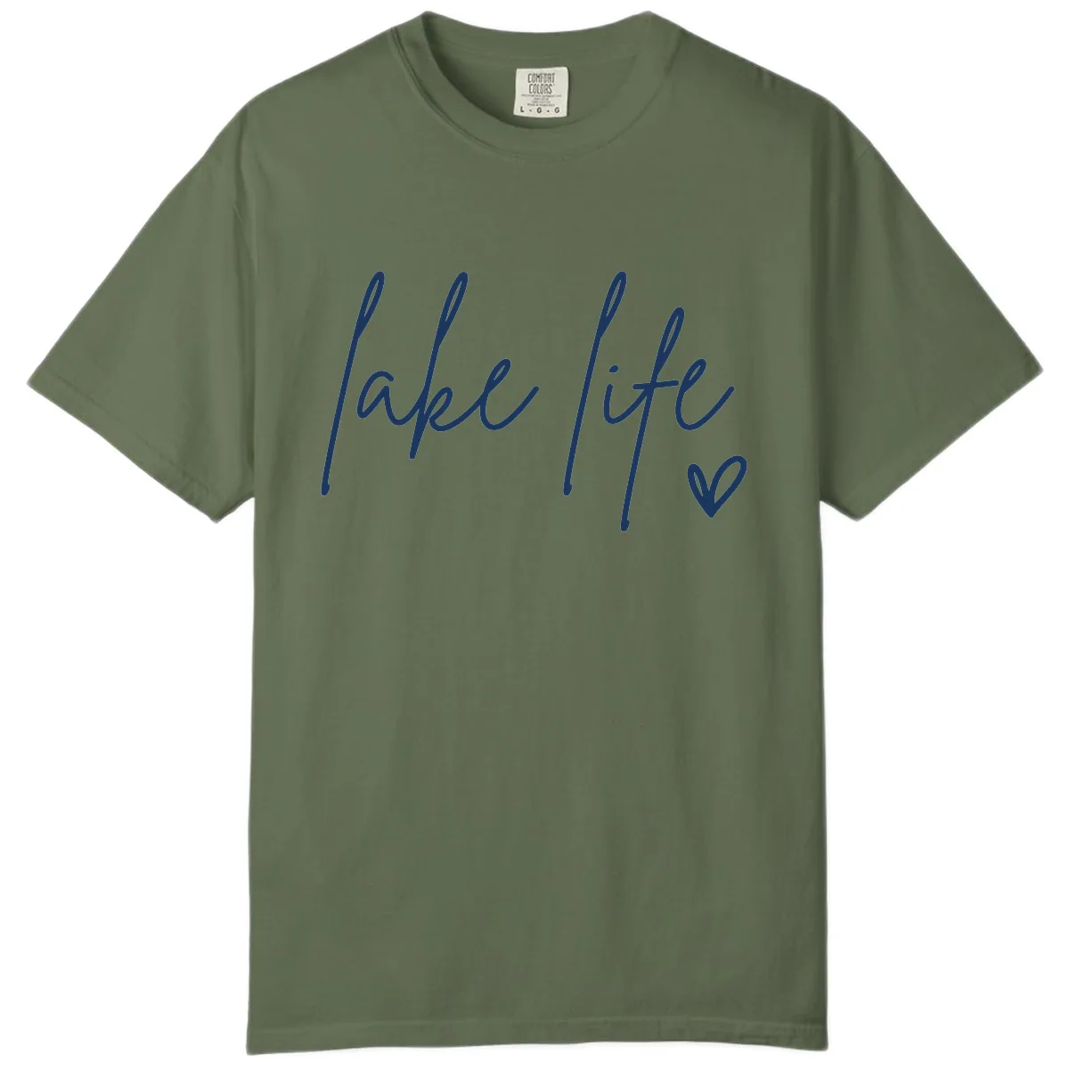 Lake Life Script Design Comfort Color in Sage