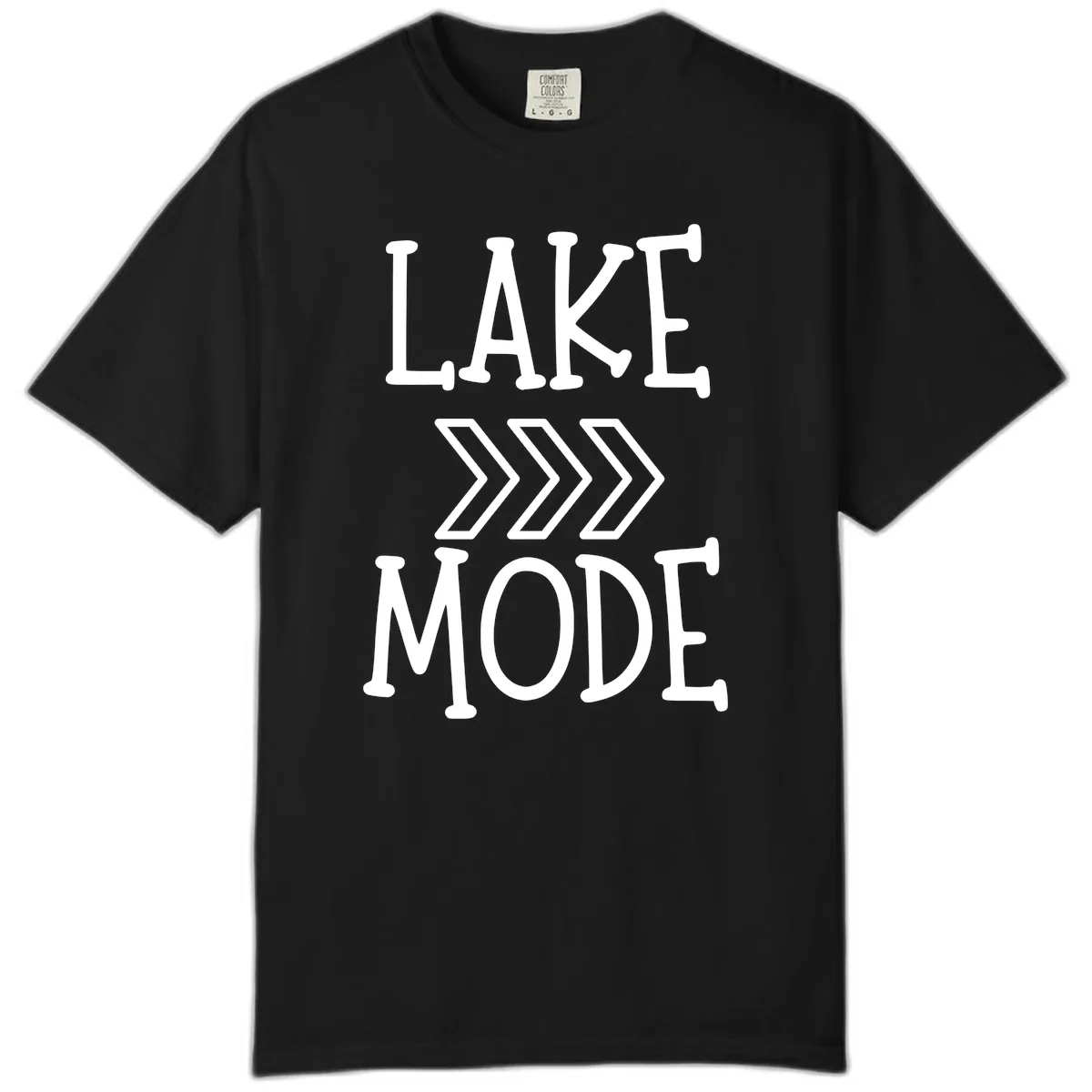 Lake Mode Arrow Design Comfort Color in Black