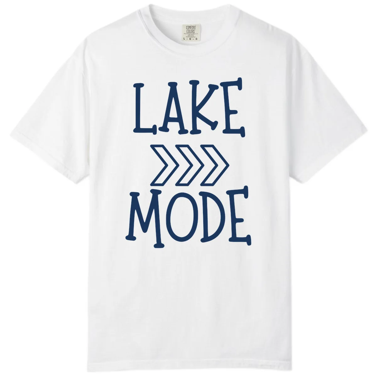 Lake Mode Arrow Design Comfort Color in White