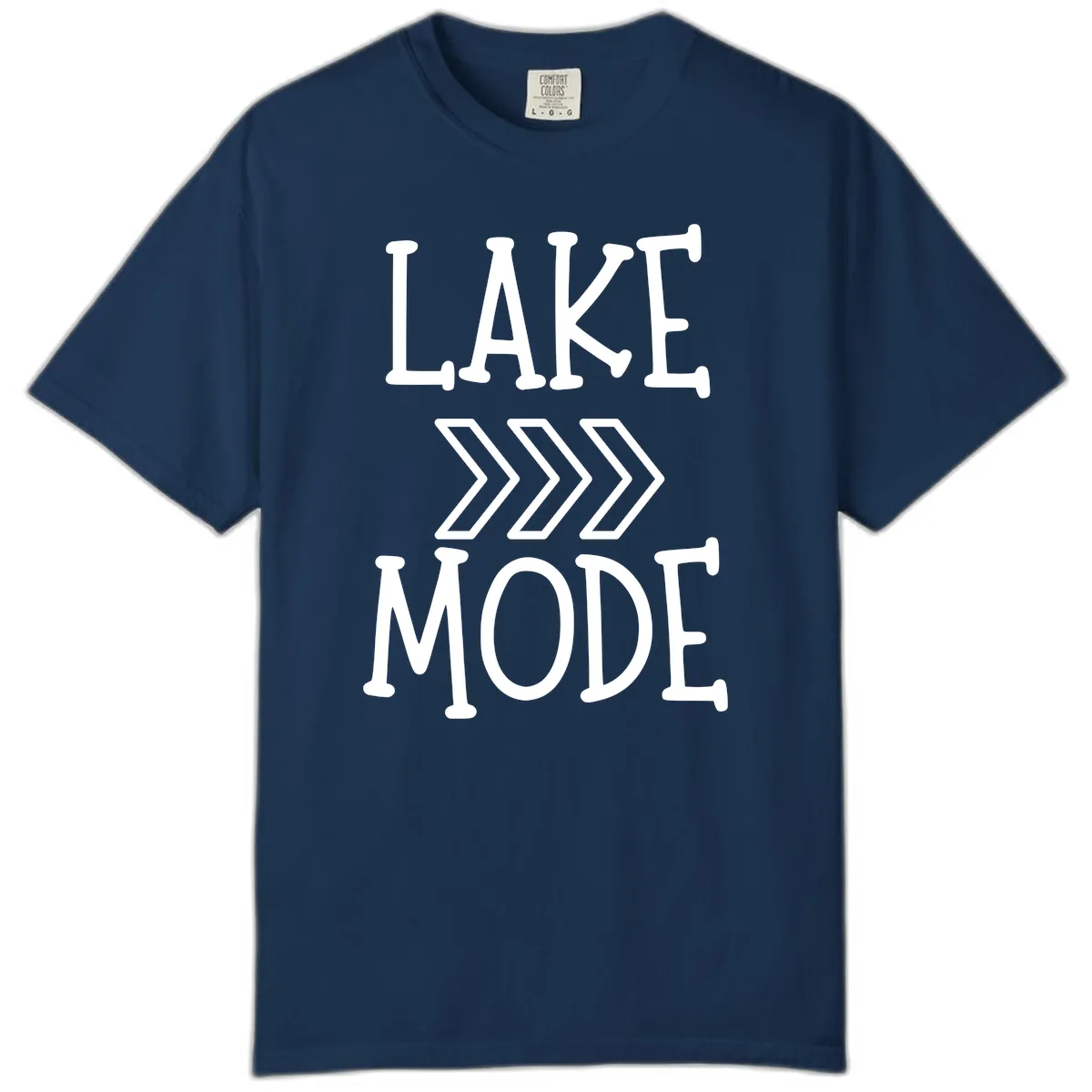 Lake Mode Arrow Design Comfort Color in Navy