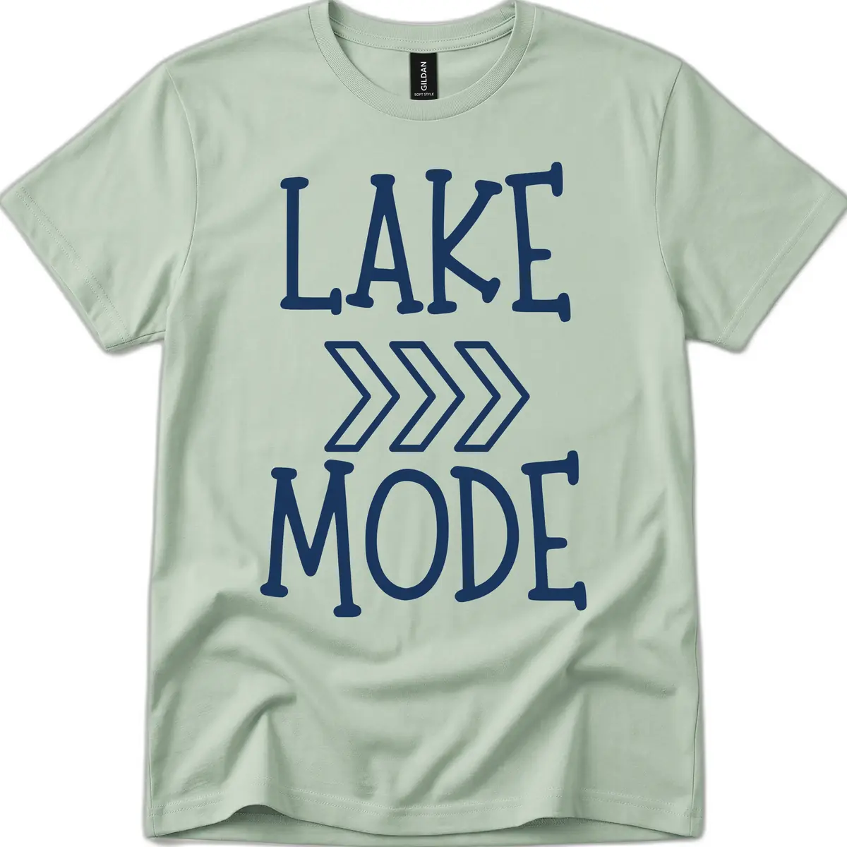 Lake Mode Arrow Design T-Shirt in Sage