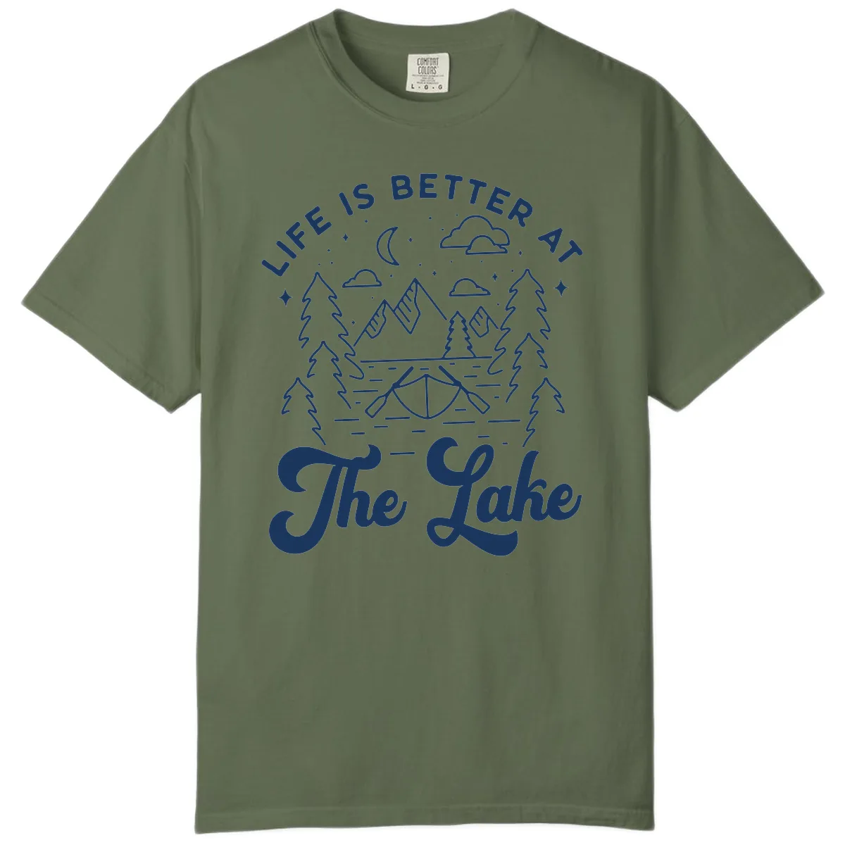 Life Is Better At The Lake Comfort Color in Sage