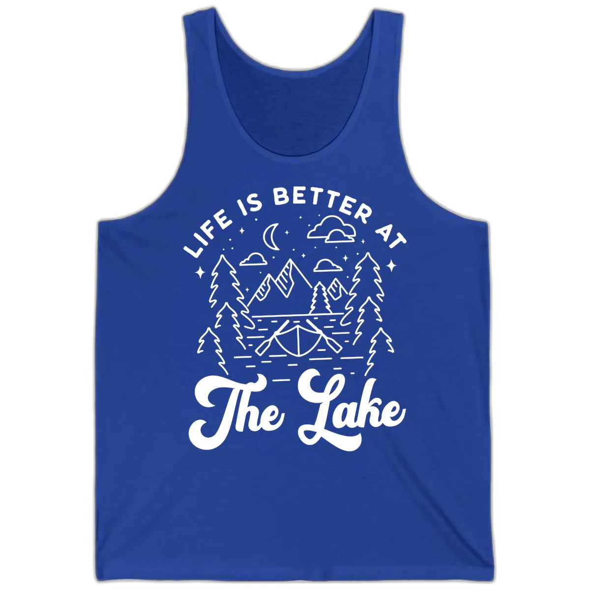 Life Is Better At The Lake Tank in True Royal