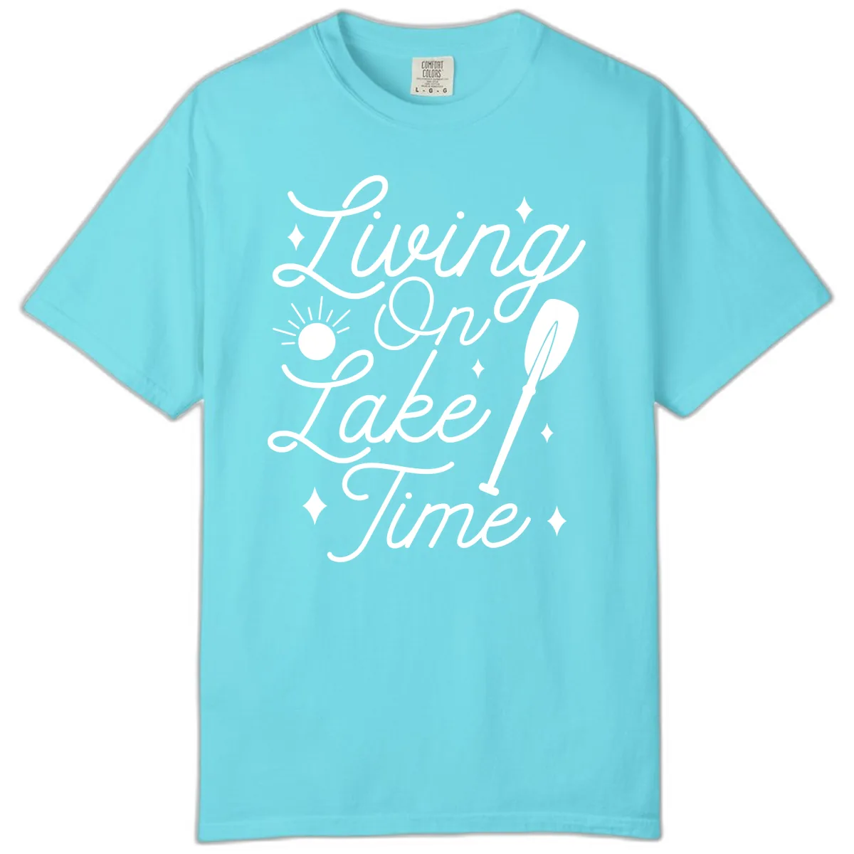 Living On Lake Time Comfort Color in Lagoon Blue