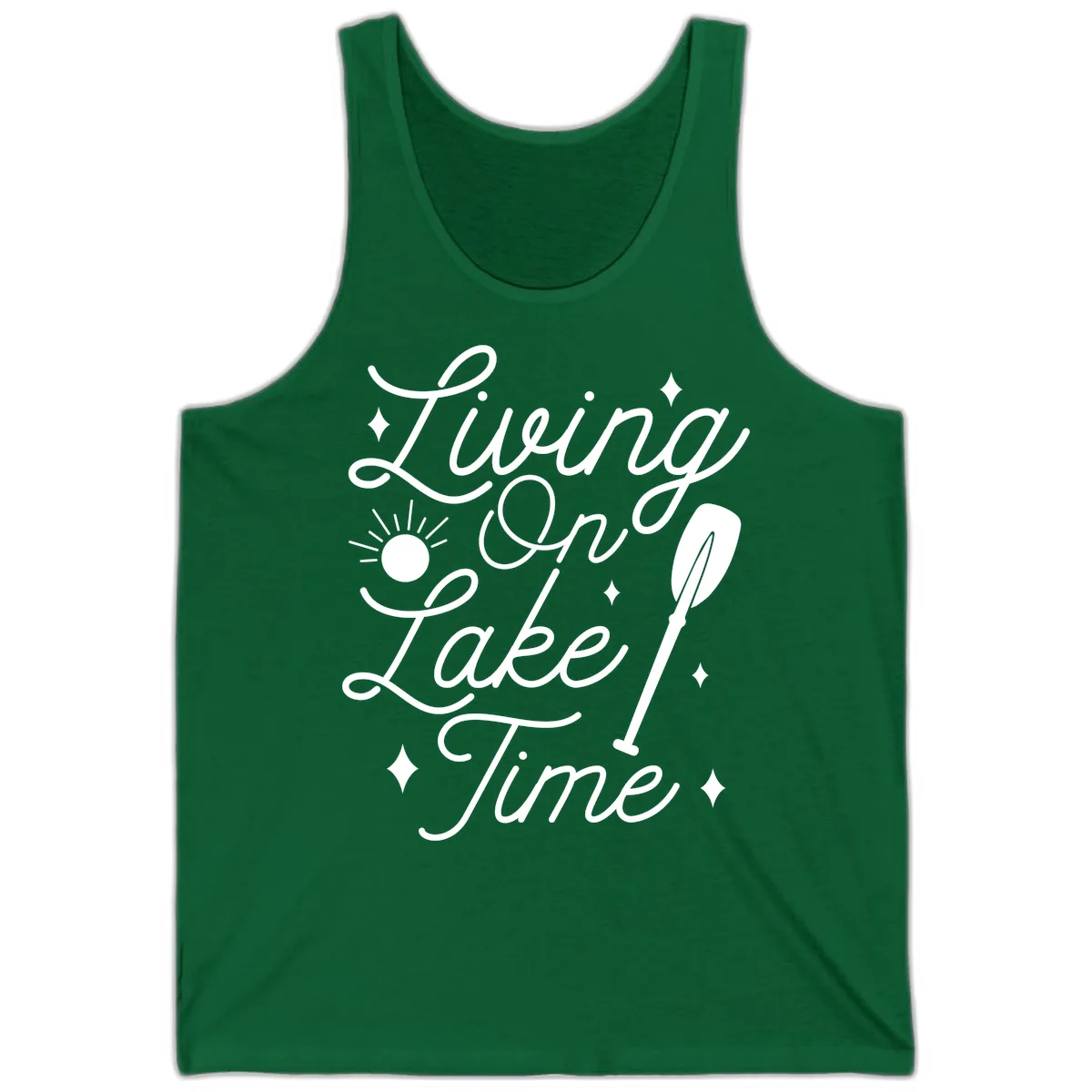 Living On Lake Time Tank in Kelly
