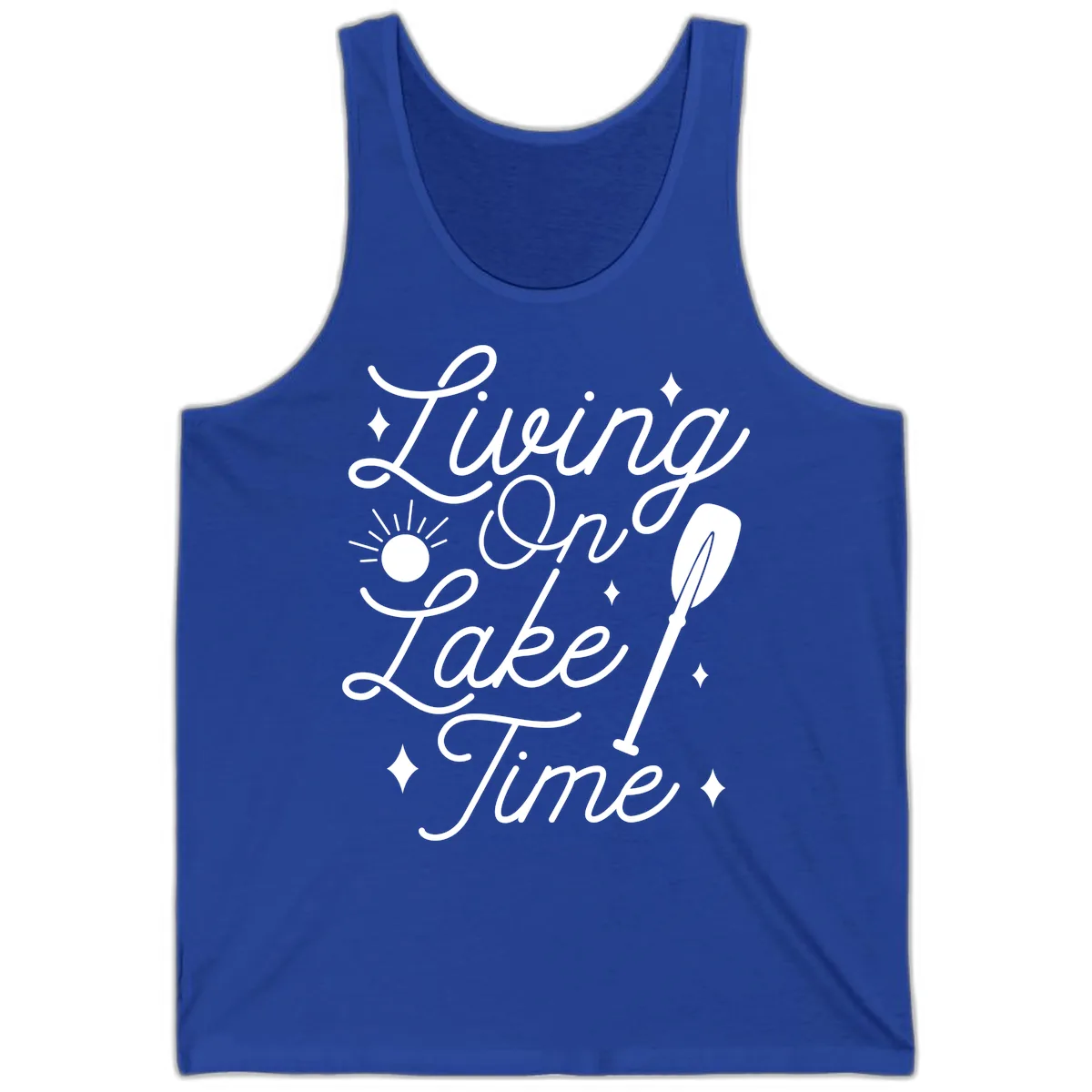 Living On Lake Time Tank in True Royal