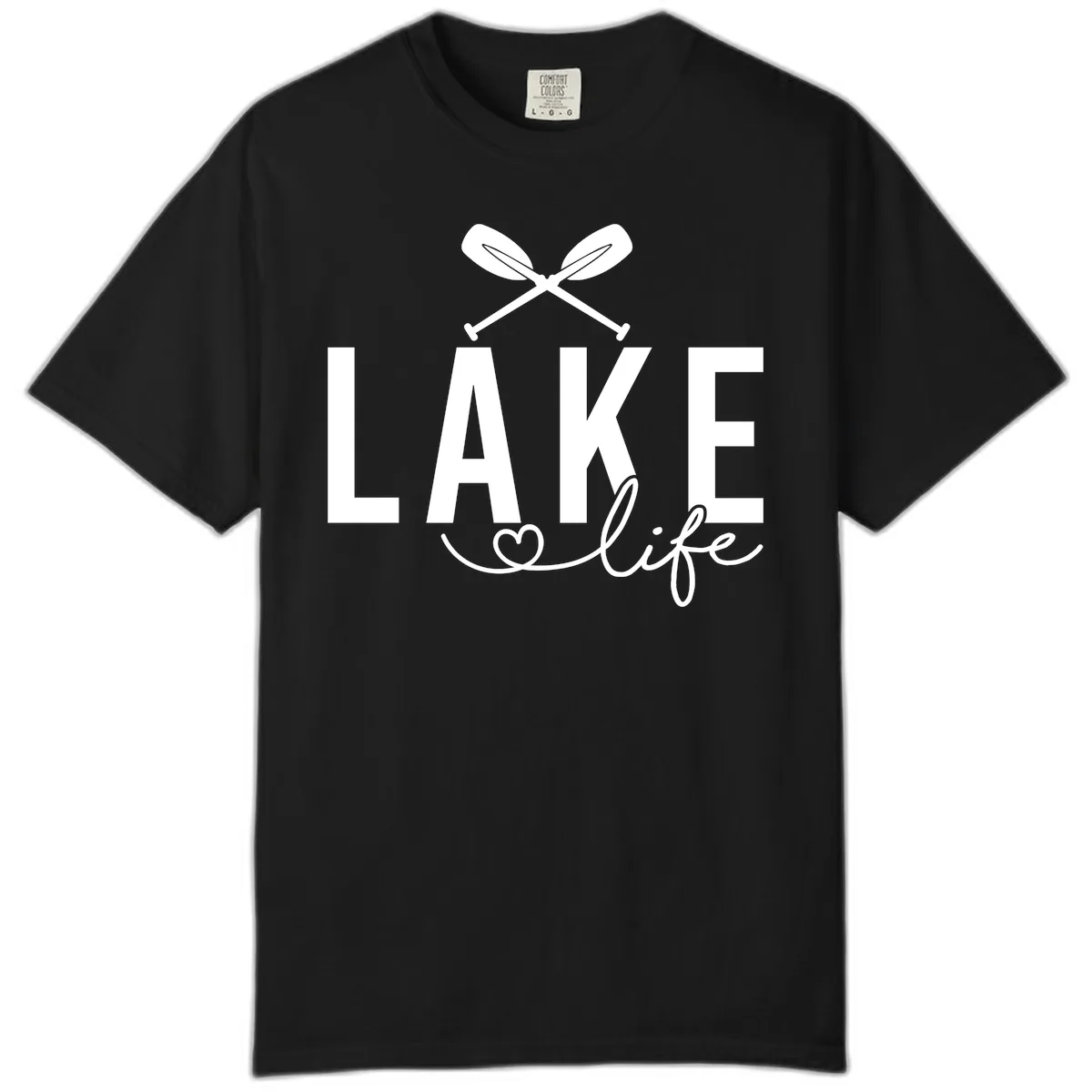 Lake Life Nautical Paddles Design Comfort Color in Black