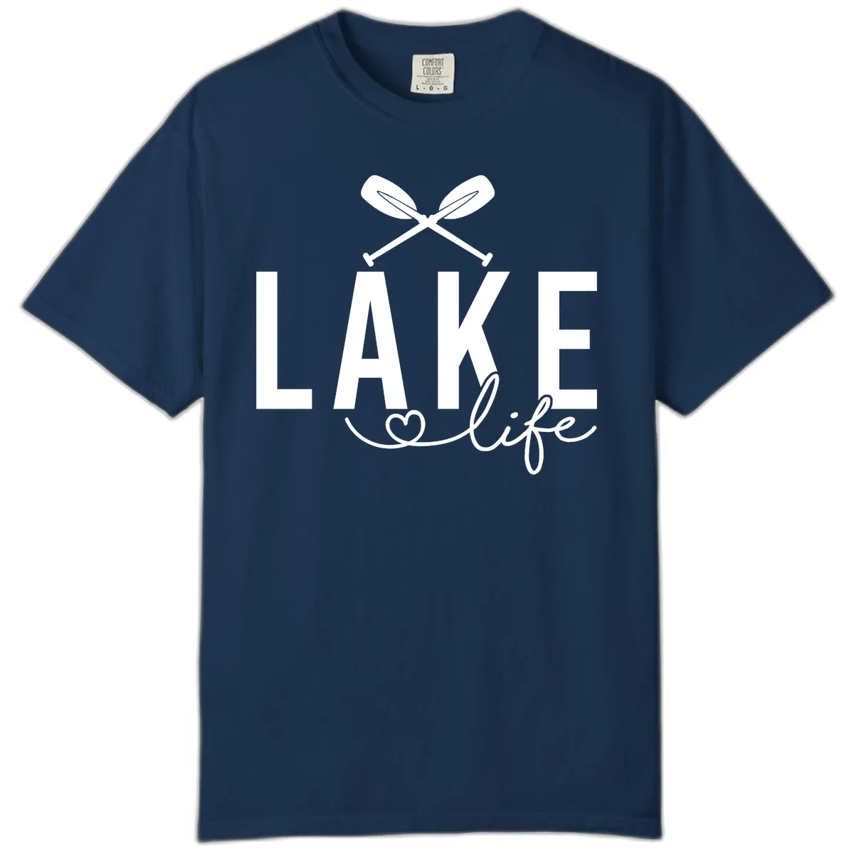 Lake Life Nautical Paddles Design Comfort Color in Navy