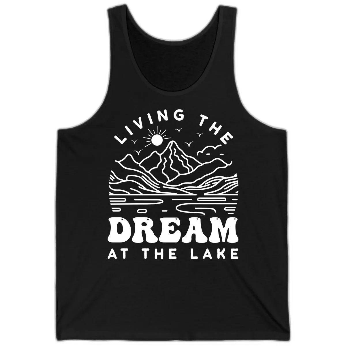 Living The Dream At The Lake Tank in Black