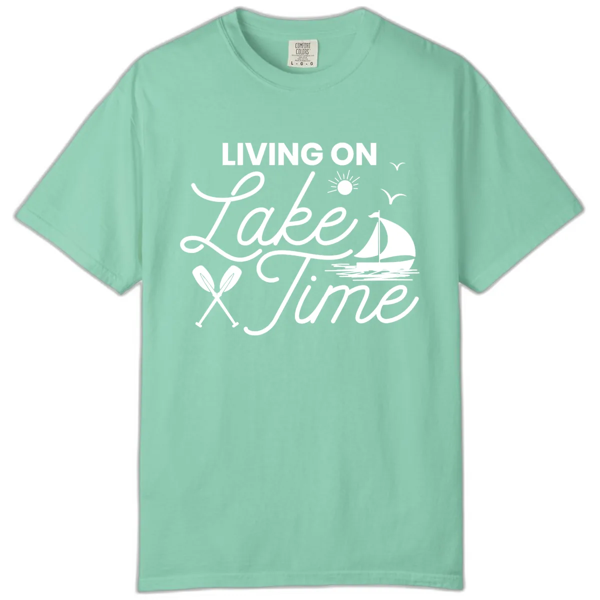 Living On Lake Time Comfort Color in Island Reef