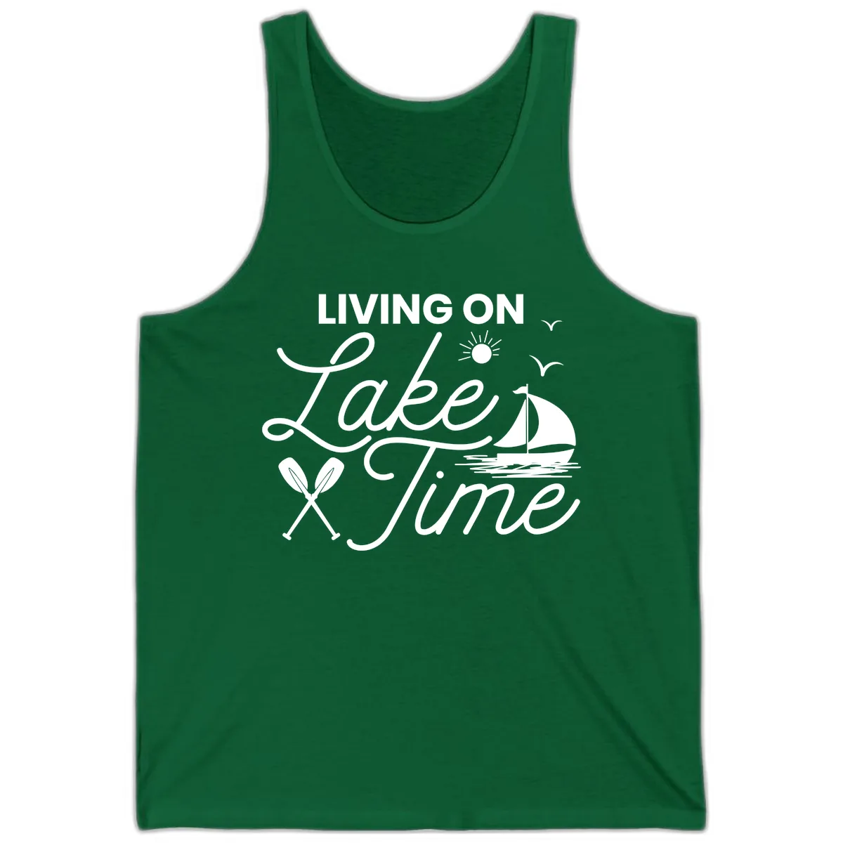 Living On Lake Time Tank in Kelly