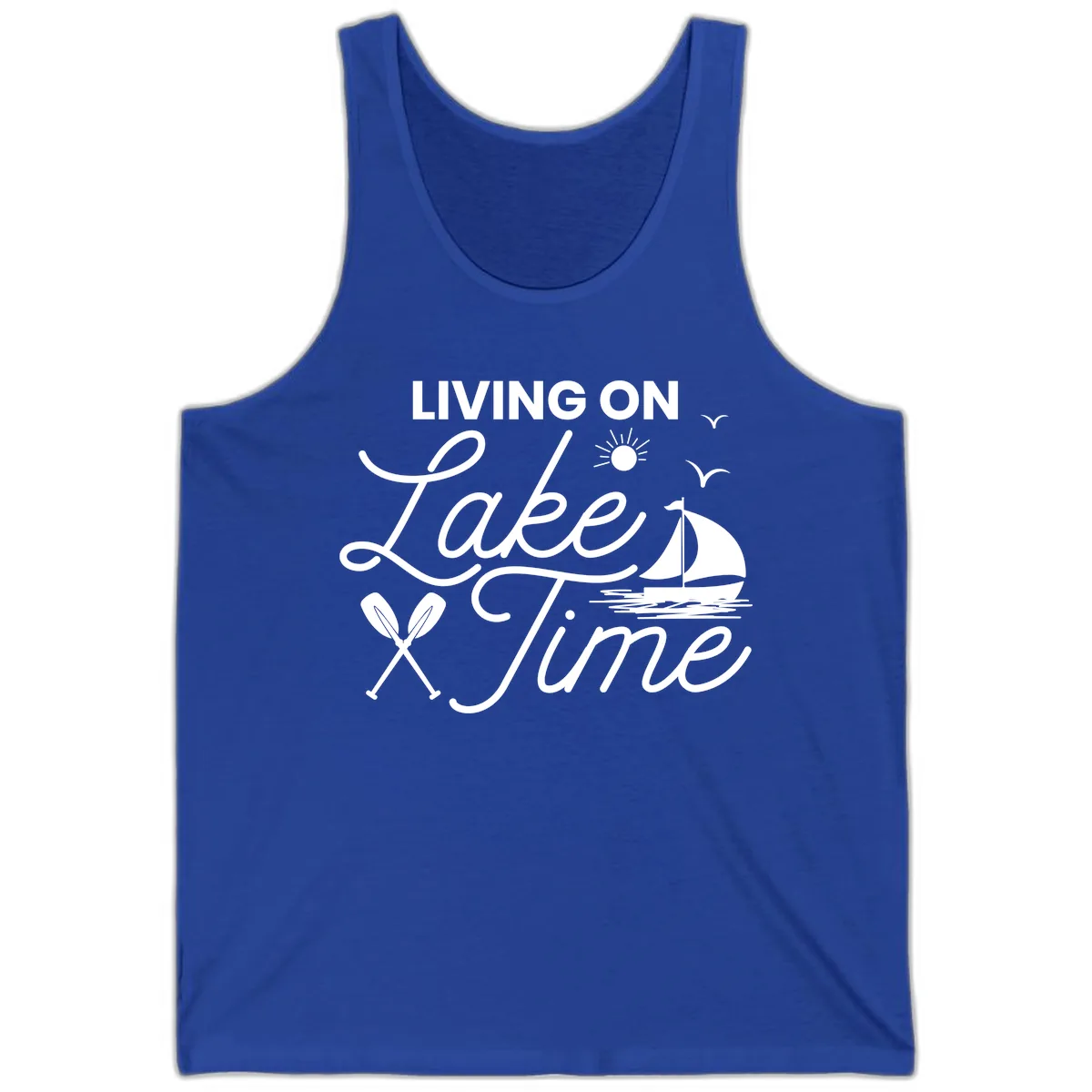Living On Lake Time Tank in True Royal