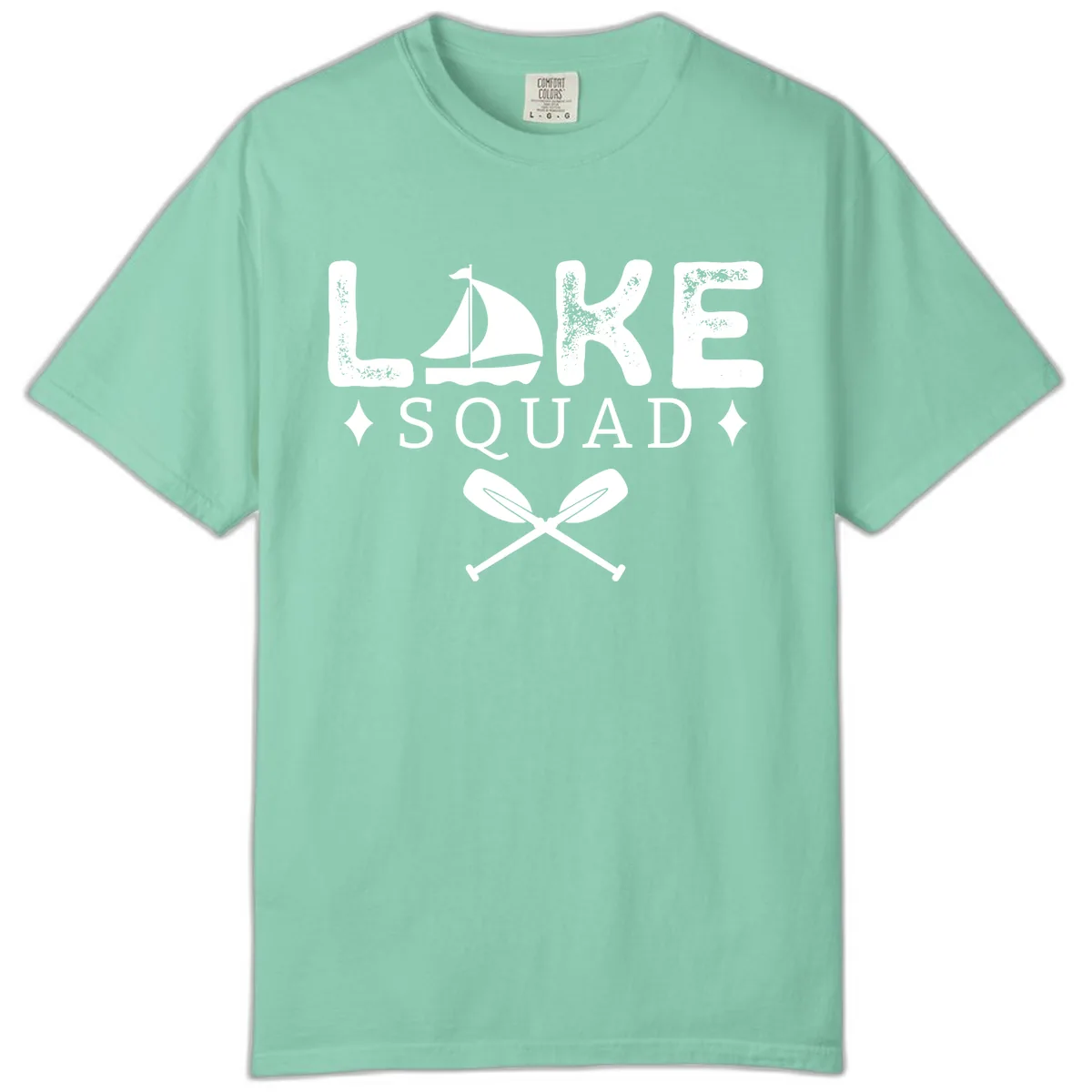 Lake Squad Sailing Design Comfort Color in Island Reef