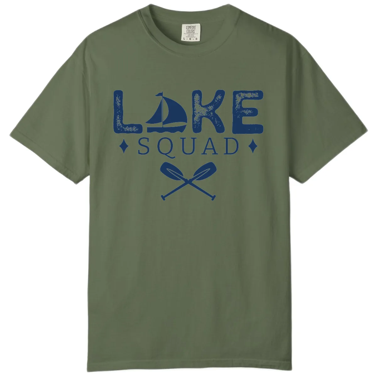 Lake Squad Sailing Design Comfort Color in Sage